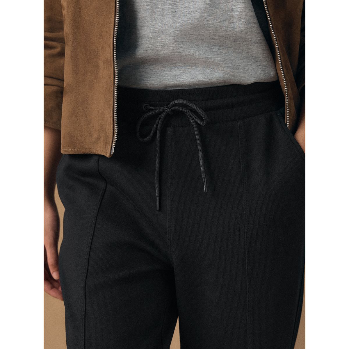 Pantalon de jogging en jersey fuselé noir, NEXT