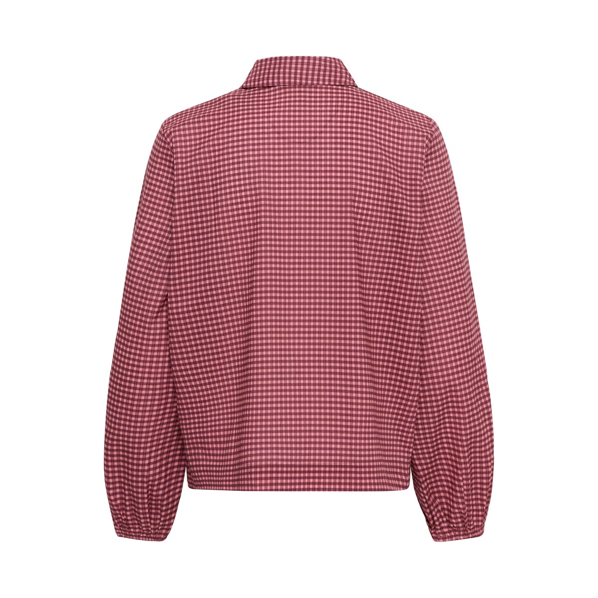 Chemise à manches longues rouge red/pink check, CULTURE