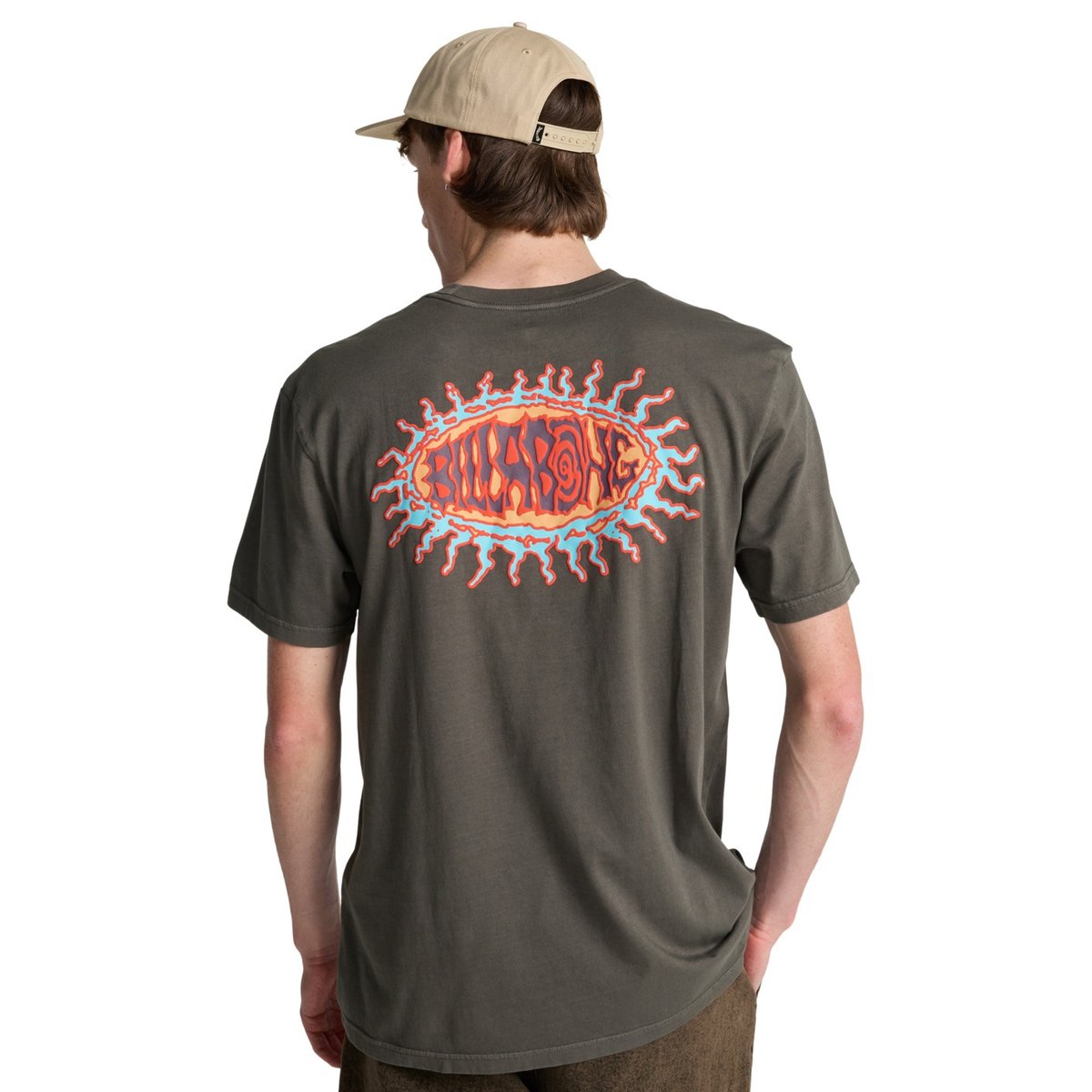 T shirt manches courtes BURN OUT gris pewter, BILLABONG
