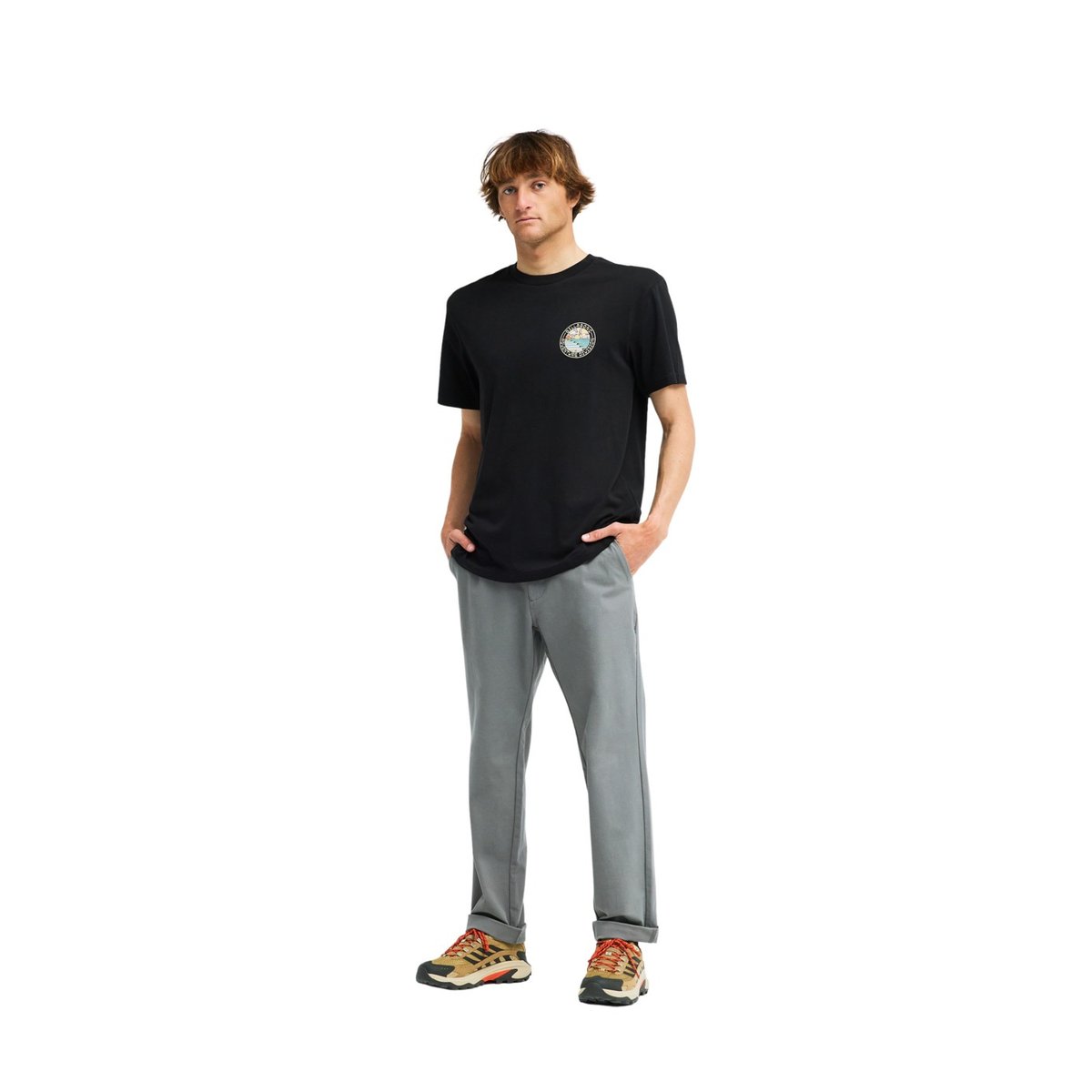 T shirt manches courtes ROCKIES noir black, BILLABONG