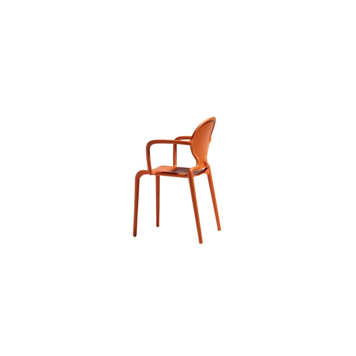 Chaise design empilable (lot de 4), GIO blanc, SCAB DESIGN