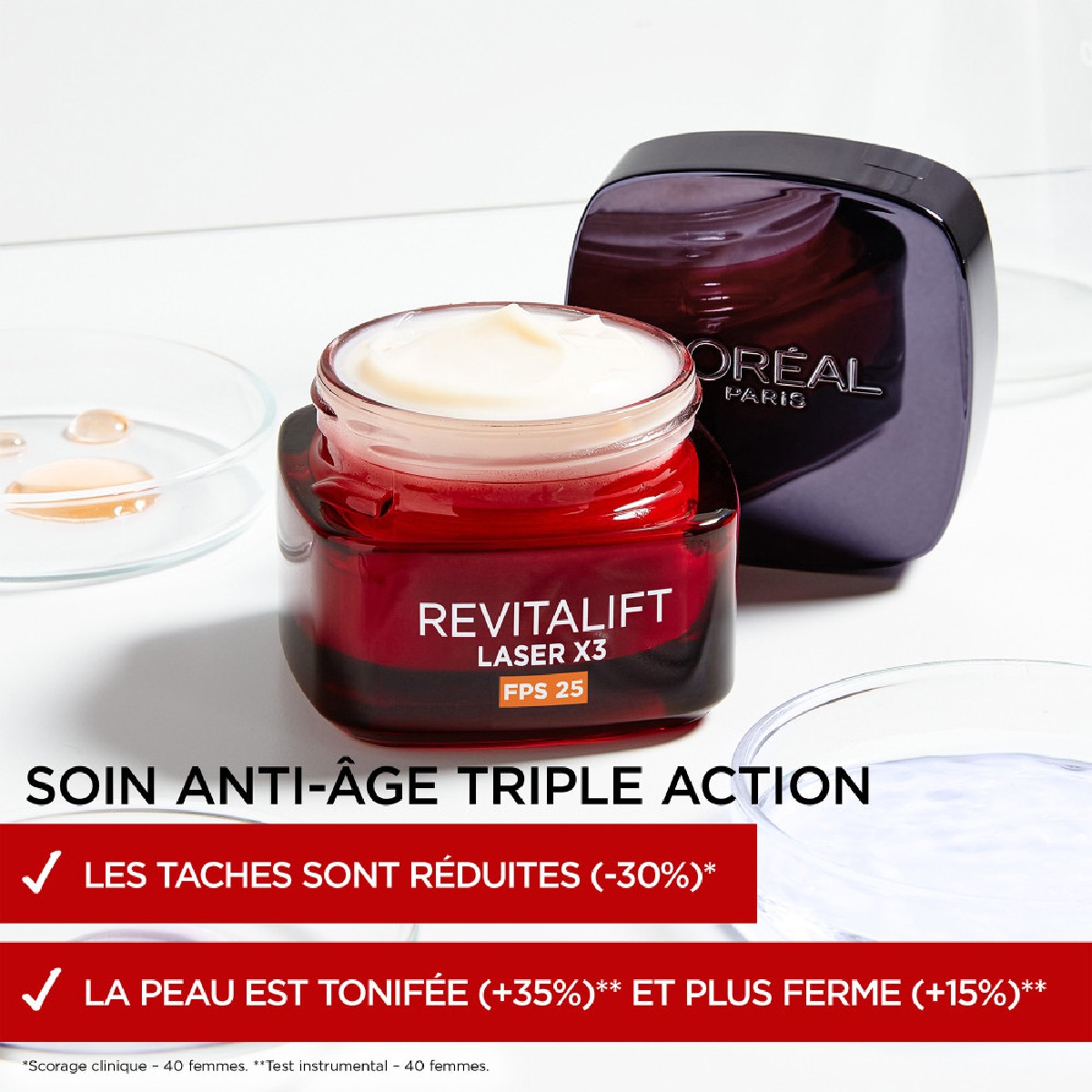Coffret Sérum Rétinol Pur & Crème FPS25 couleur unique, L'OREAL PARIS