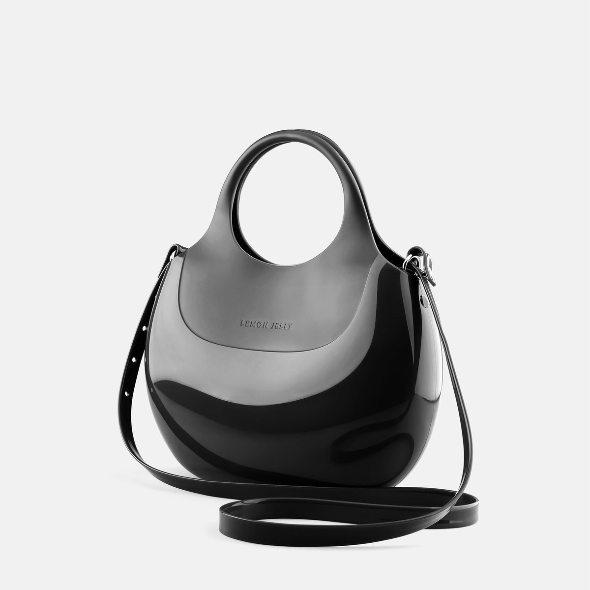 Sac à main vegan Lili noir, LEMON JELLY