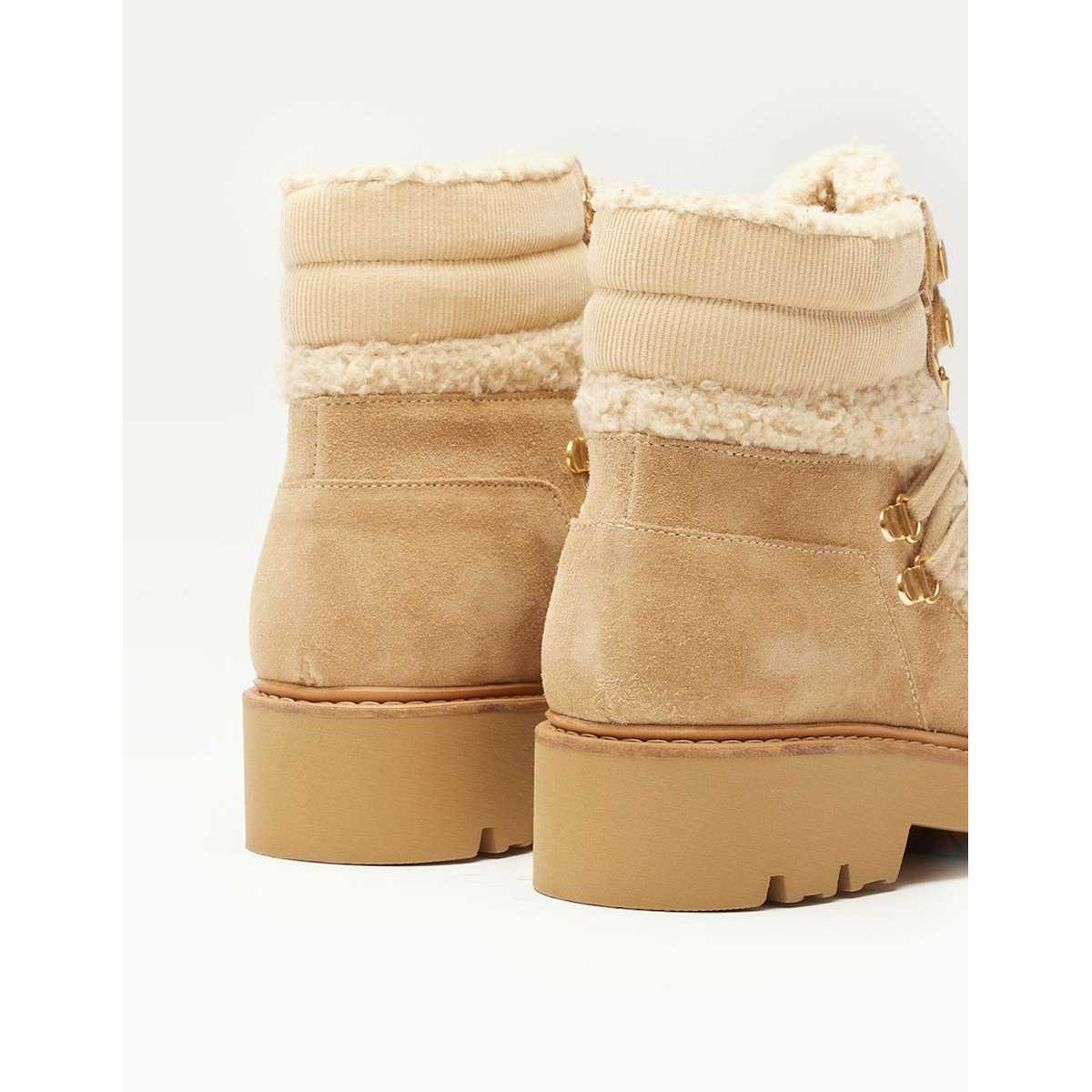 Bottines à lacets TALIE beige, ODAJE