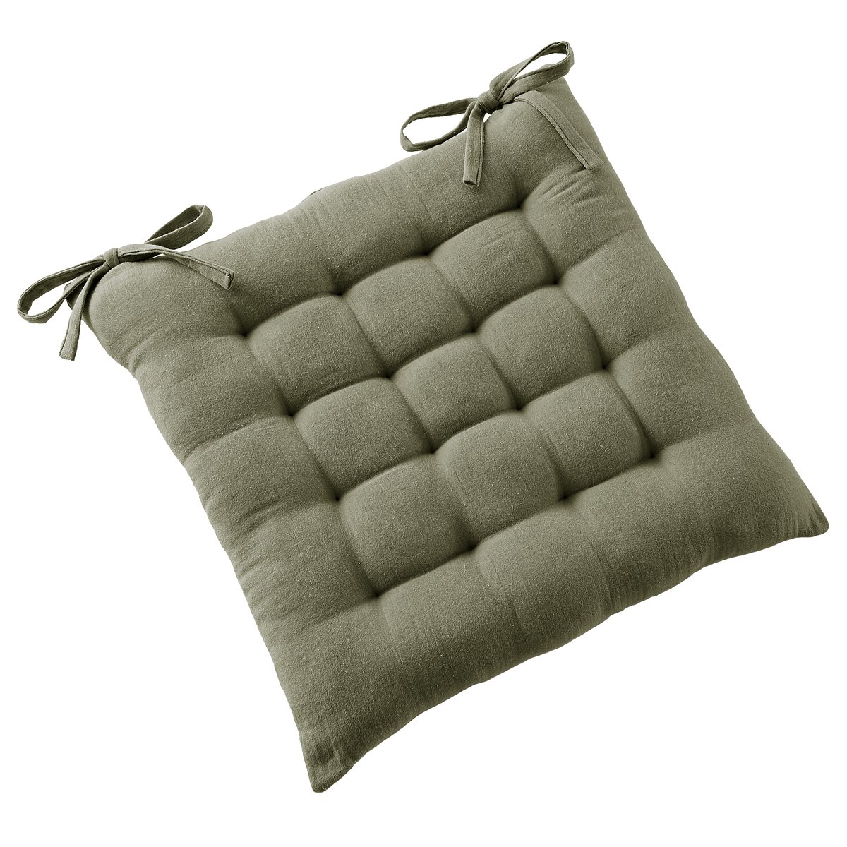 Coussin de chaise 40x40 cm Gaze de Coton Terra Romarin romarin, EDEN