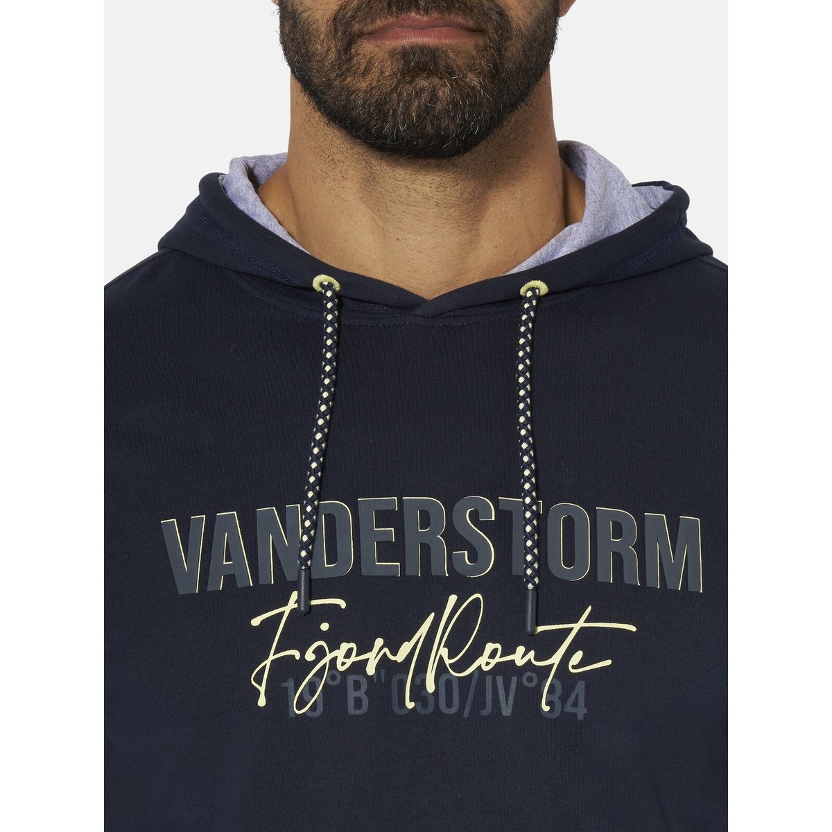 Lot de 2 sweatshirts LEDVOR vert clair bleu foncé, JAN VANDERSTORM