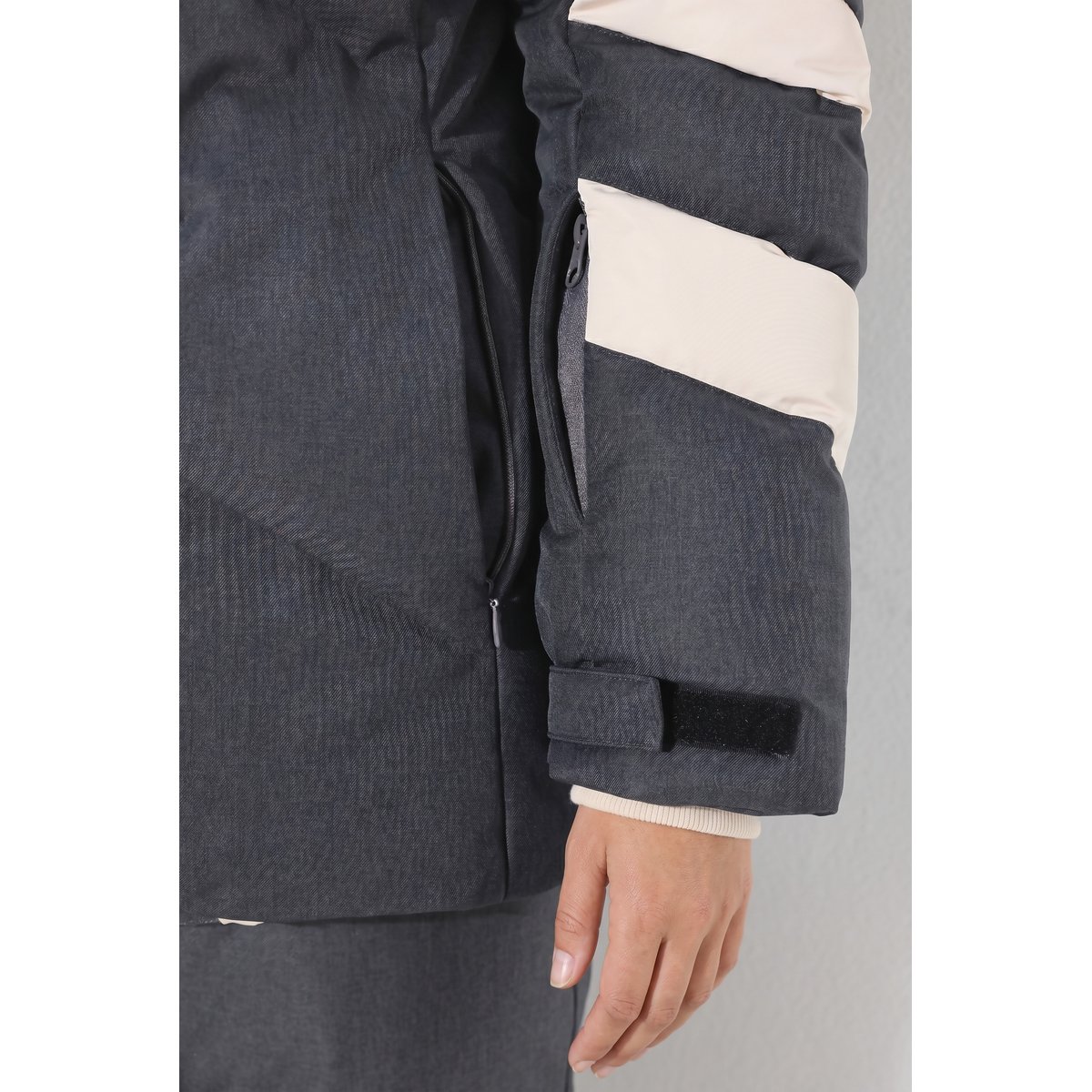 Veste technique HYPRAR, modèle imperméable chiné anthracite, ULLA POPKEN