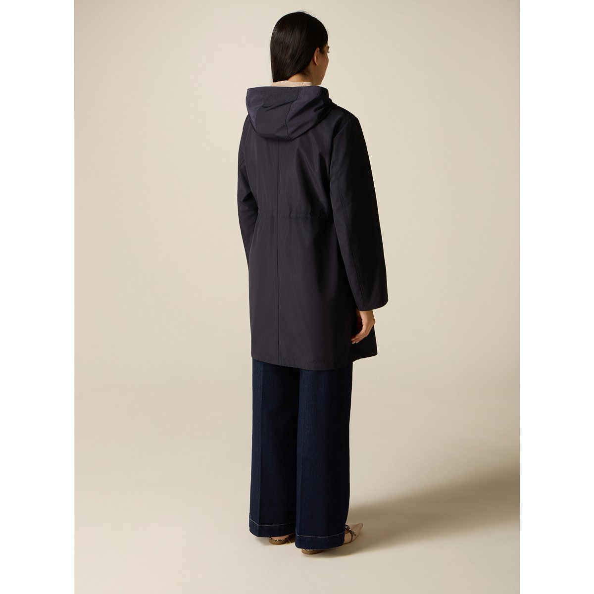 Parka réversible avec capuche bleu, OLTRE