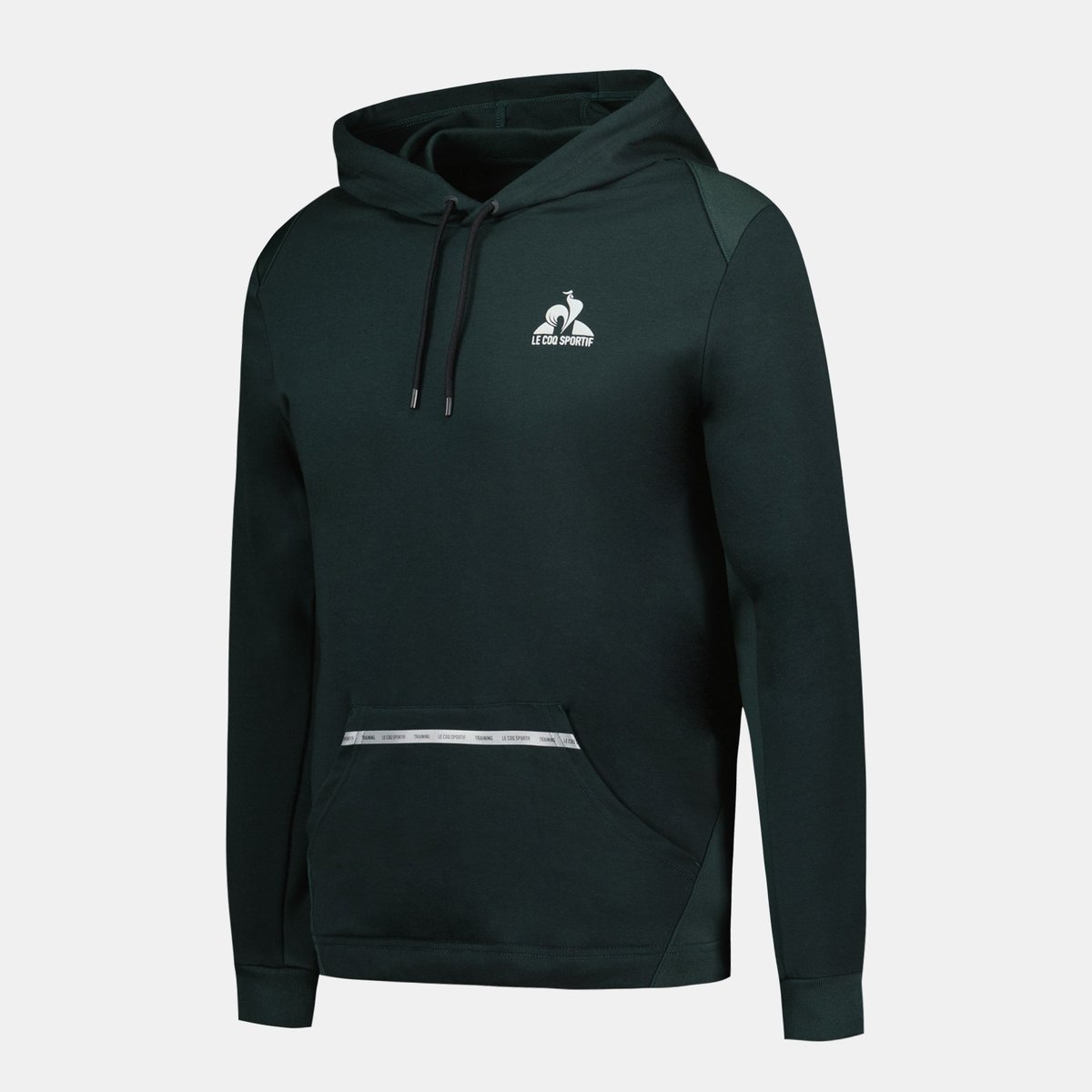 Sweat à capuche Training Performance vert, LE COQ SPORTIF