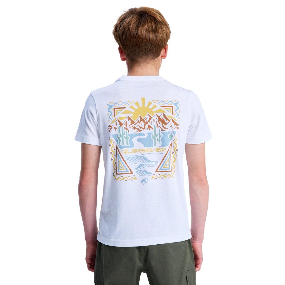 T-shirt à manches courtes EV DESERT WAVES blanc white, QUIKSILVER