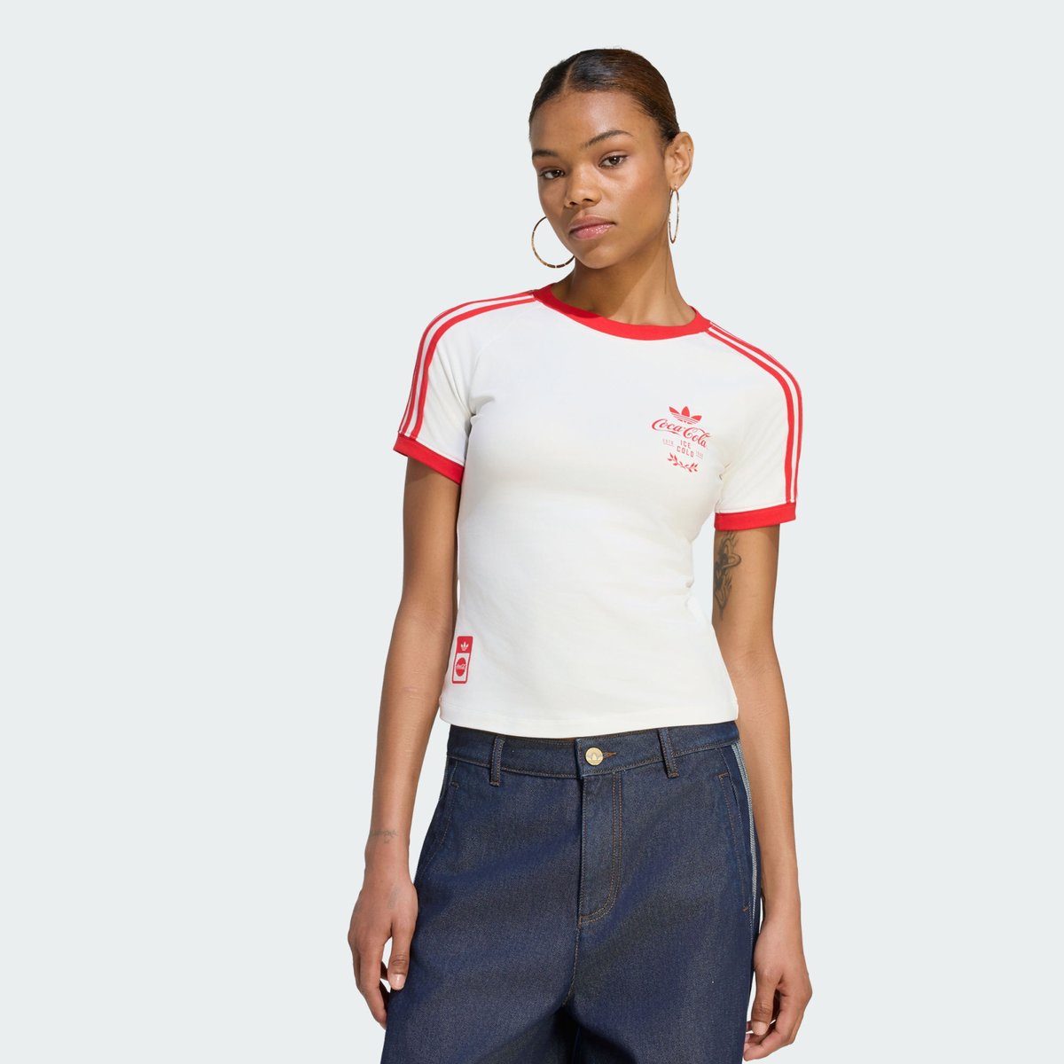 T-Shirt Adidas X Coca-Cola 3 Bandes T-Shirt Adidas X Coca-Cola 3 Bandes core white, adidas Originals