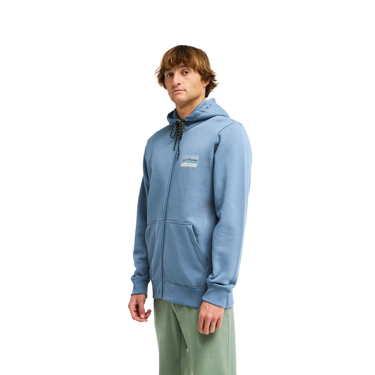 Sweat capuche zippé COMPASS bleu china blue, BILLABONG
