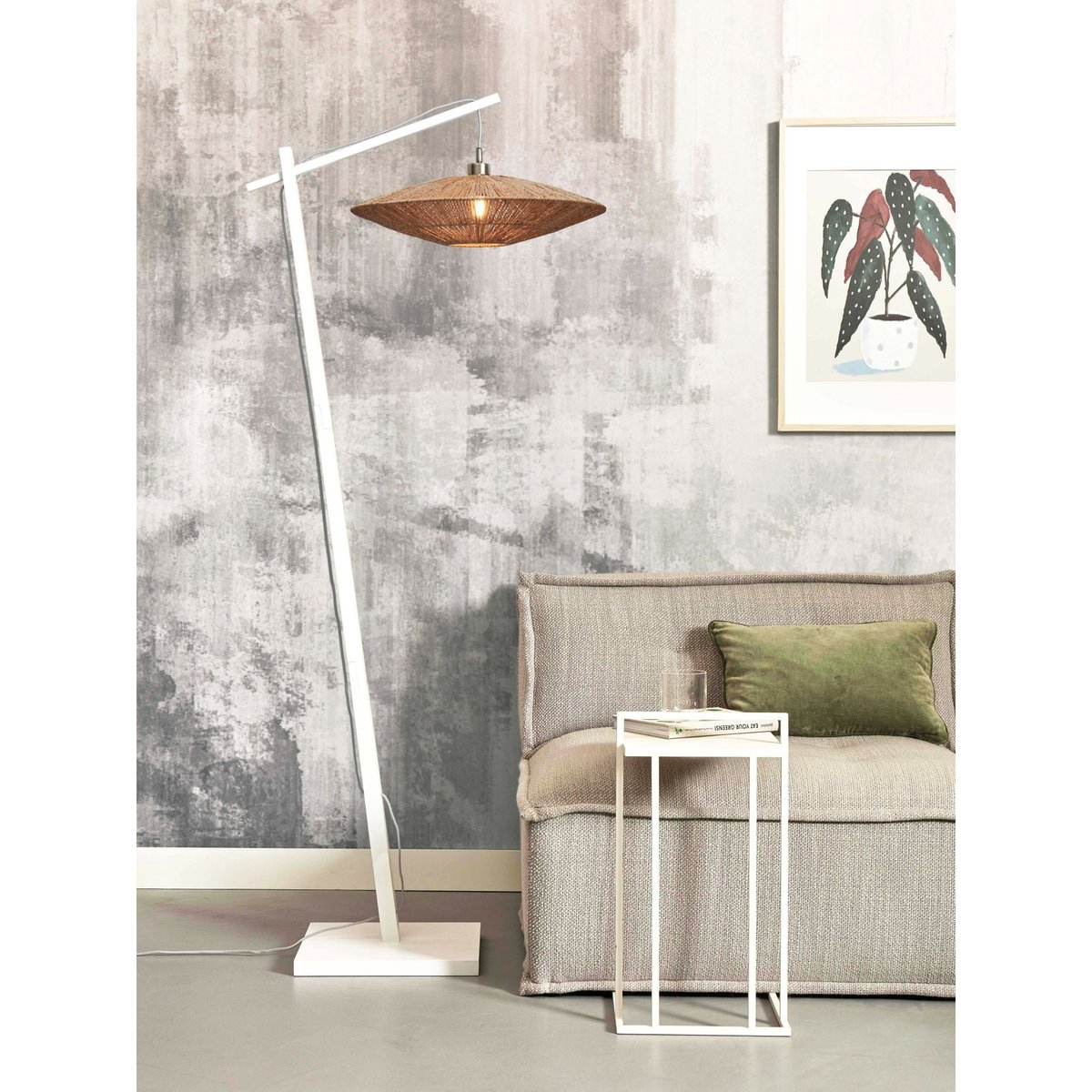 Lampadaire Bambou IGUAZU naturel, GOOD & MOJO