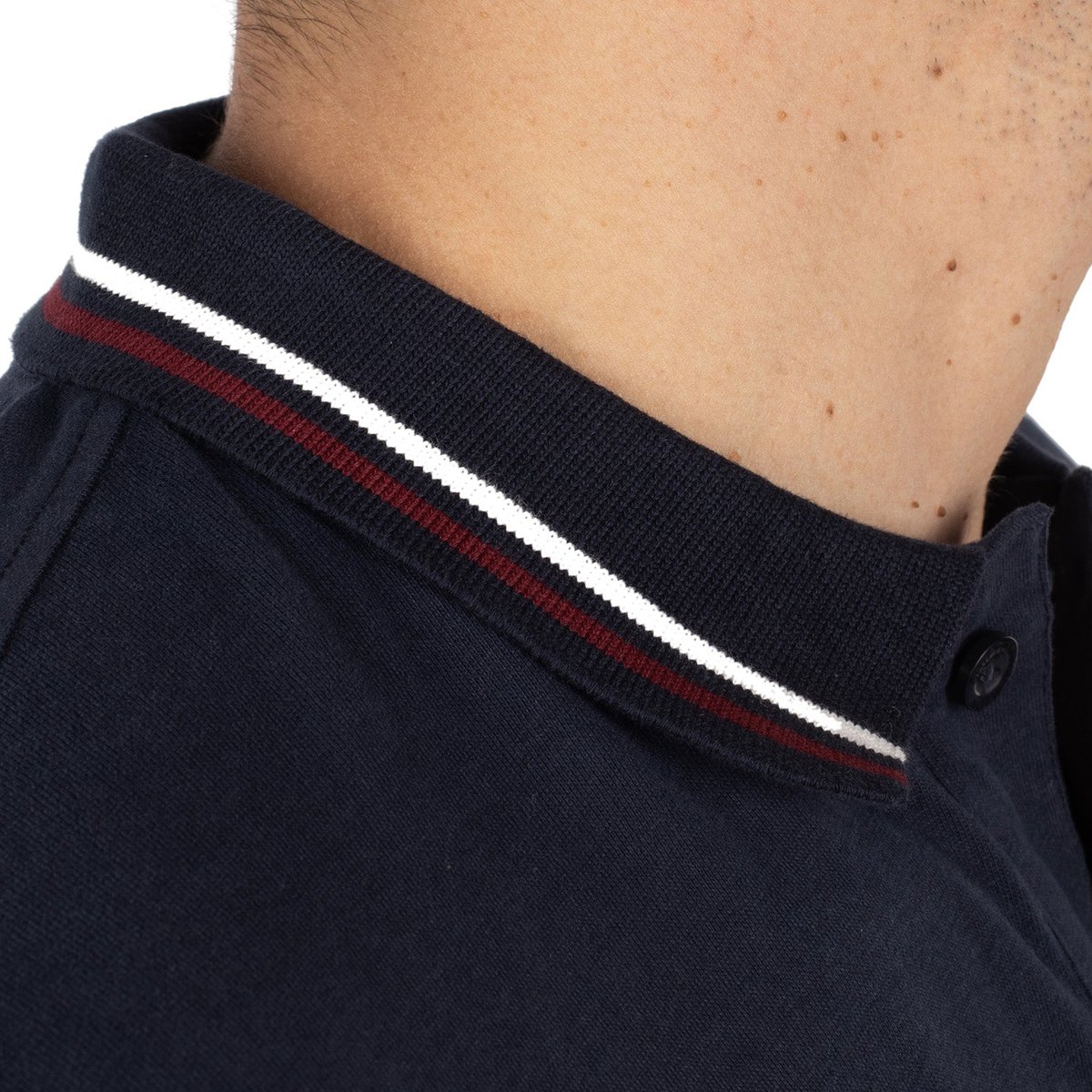Polo basic uni noir, SHILTON