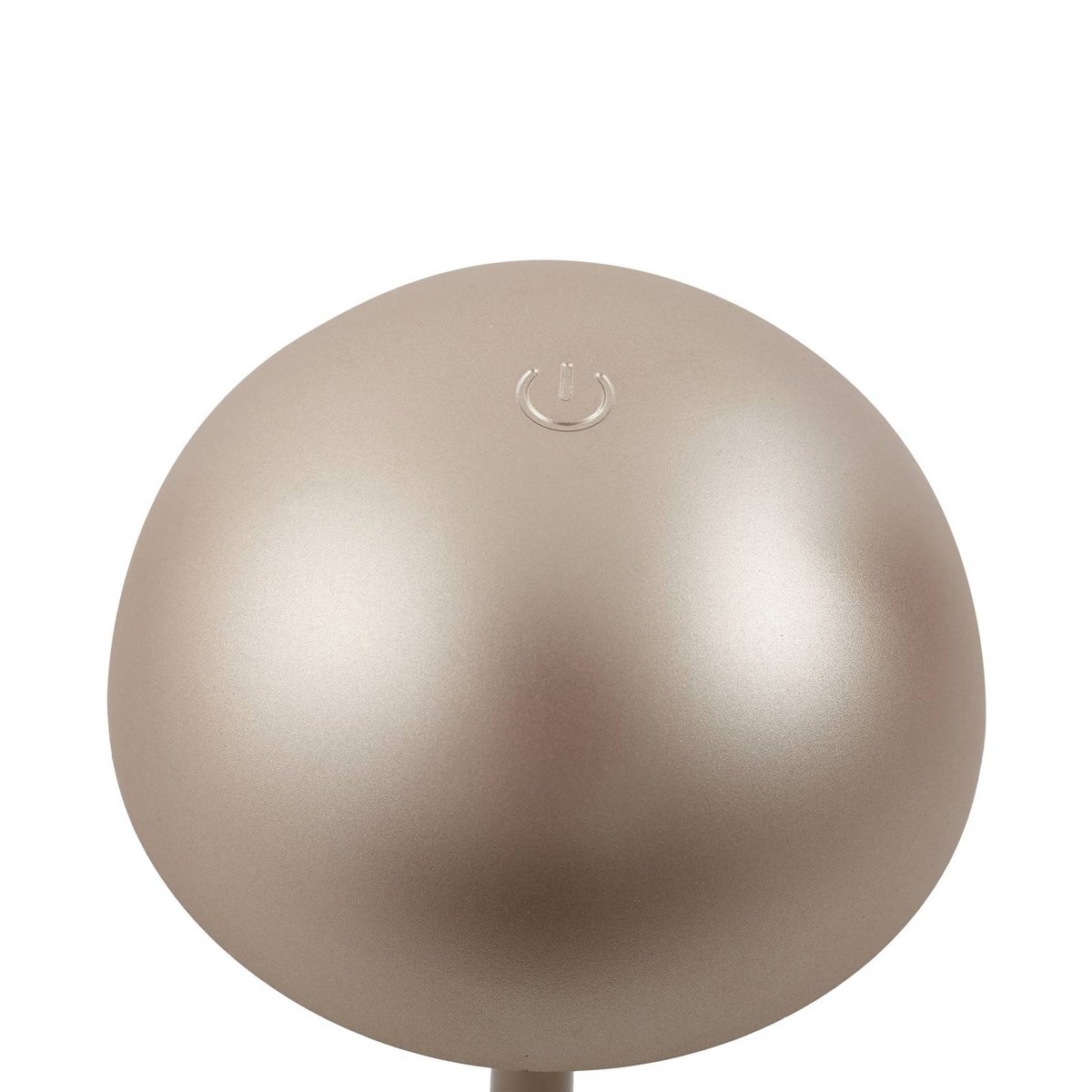 Luminaire de terrasse en métal moderneLED champagne doré, travertin, LINDBY