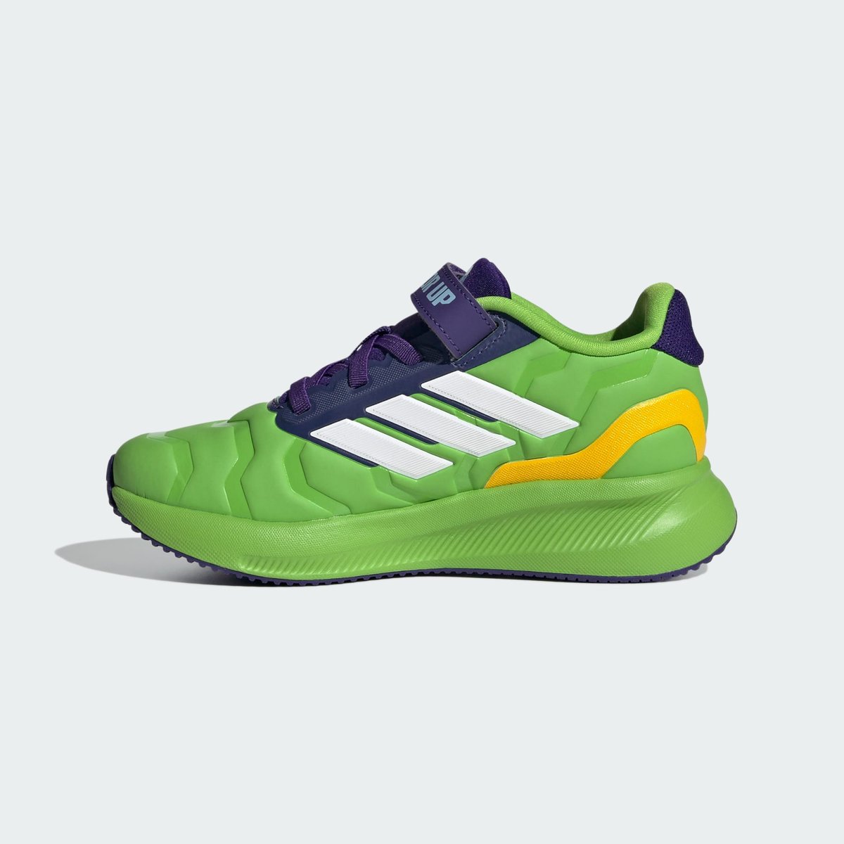 Adidas Iron Hulk Runfalcon 5 Chaussures Enfant Adidas Iron Hulk Runfalcon 5 Chaussures Enfant semi solar green / cloud white / collegiate purple, ADIDAS SPORTSWEAR
