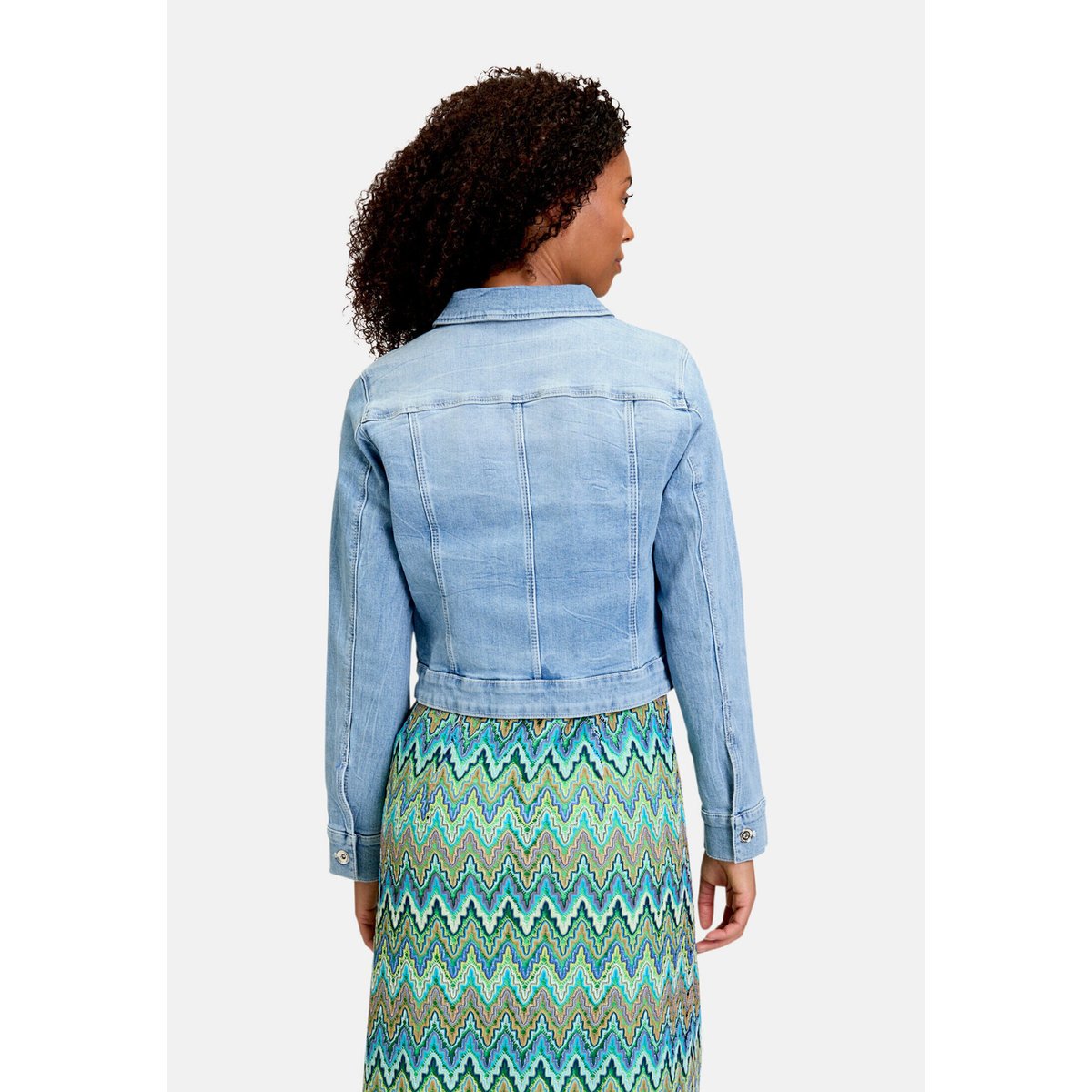 Veste en jean à manches longues light blue denim, BETTY BARCLAY