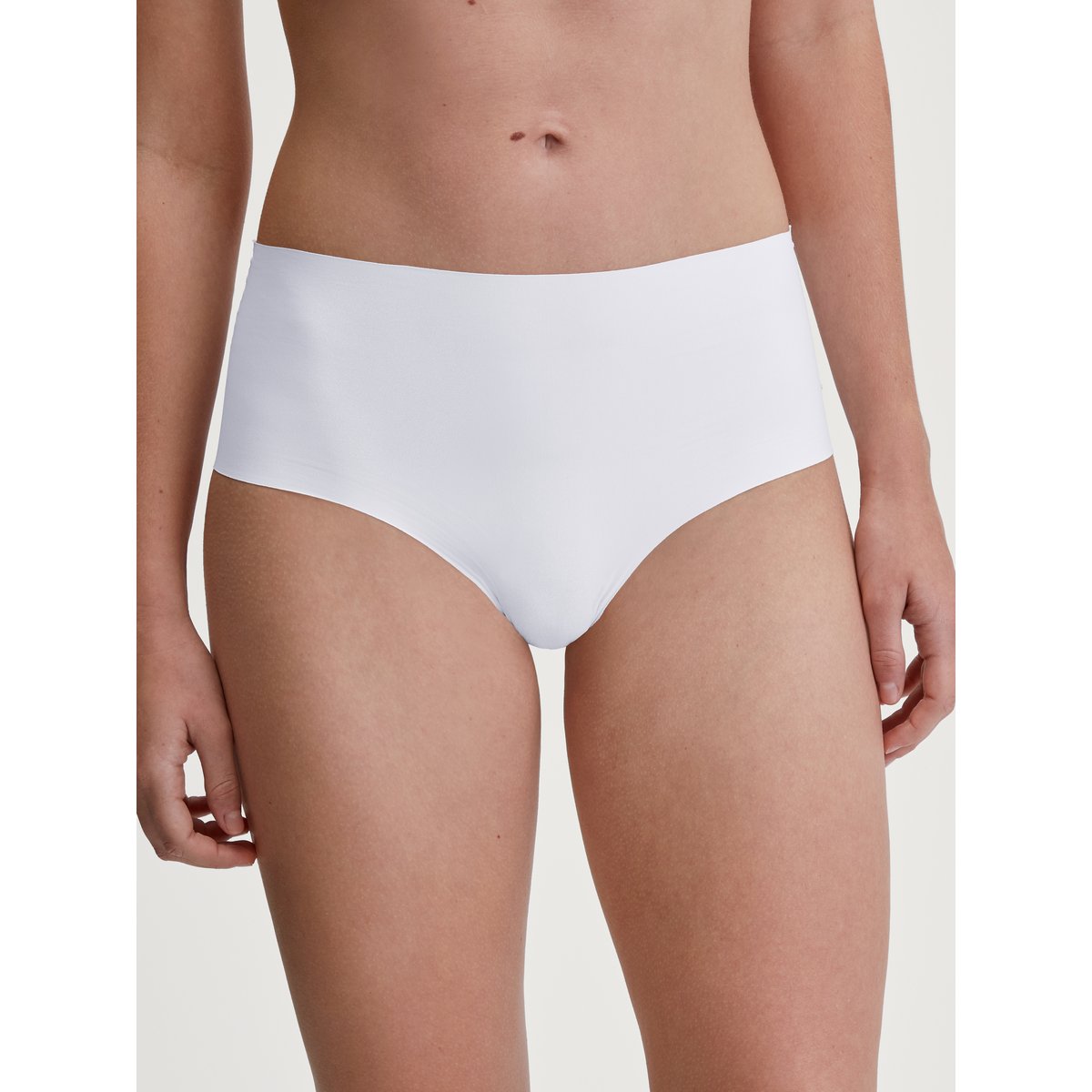 Culotte taille haute Coton SLEEK SKIN blanc, CALIDA