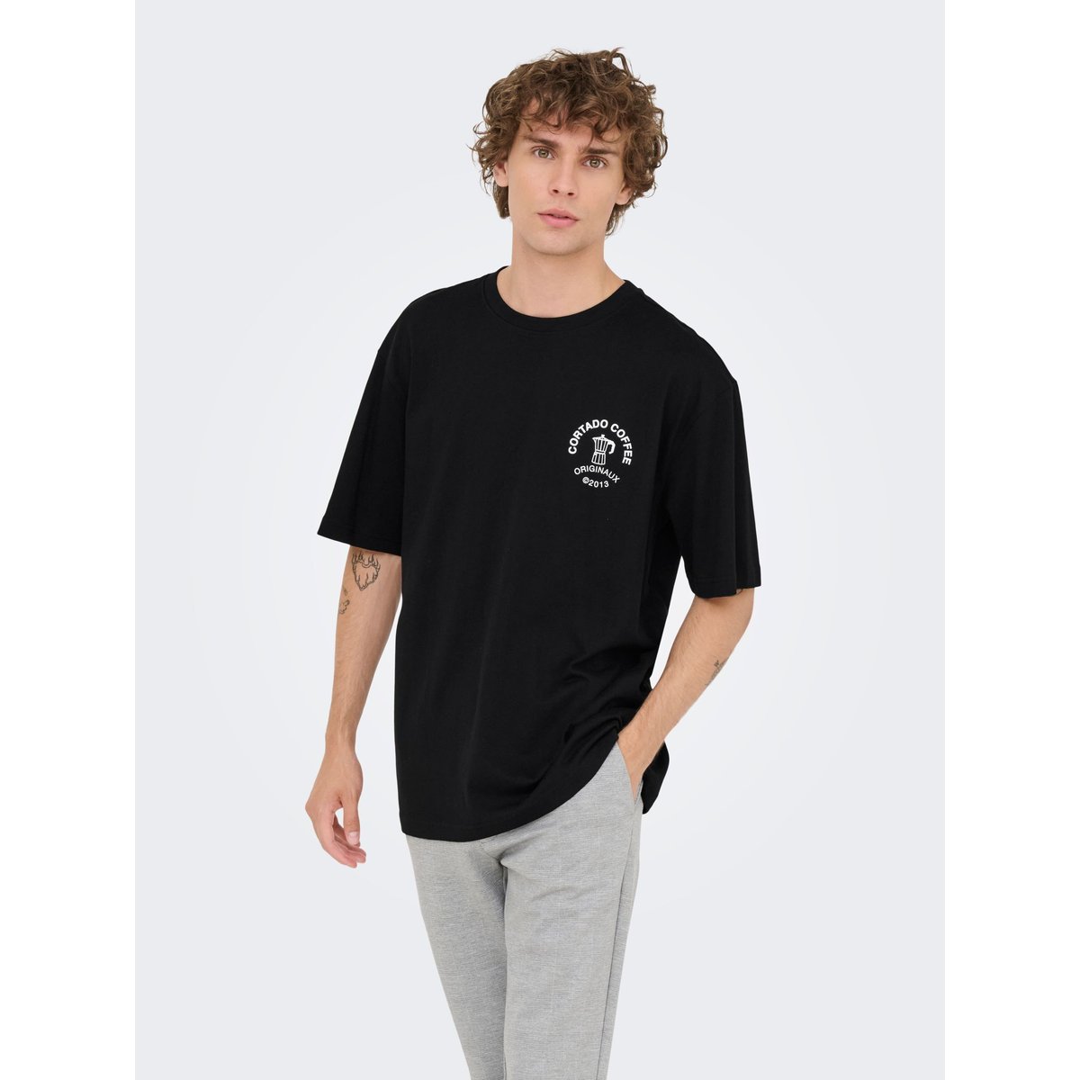 T-Shirt black 1, ONLY & SONS