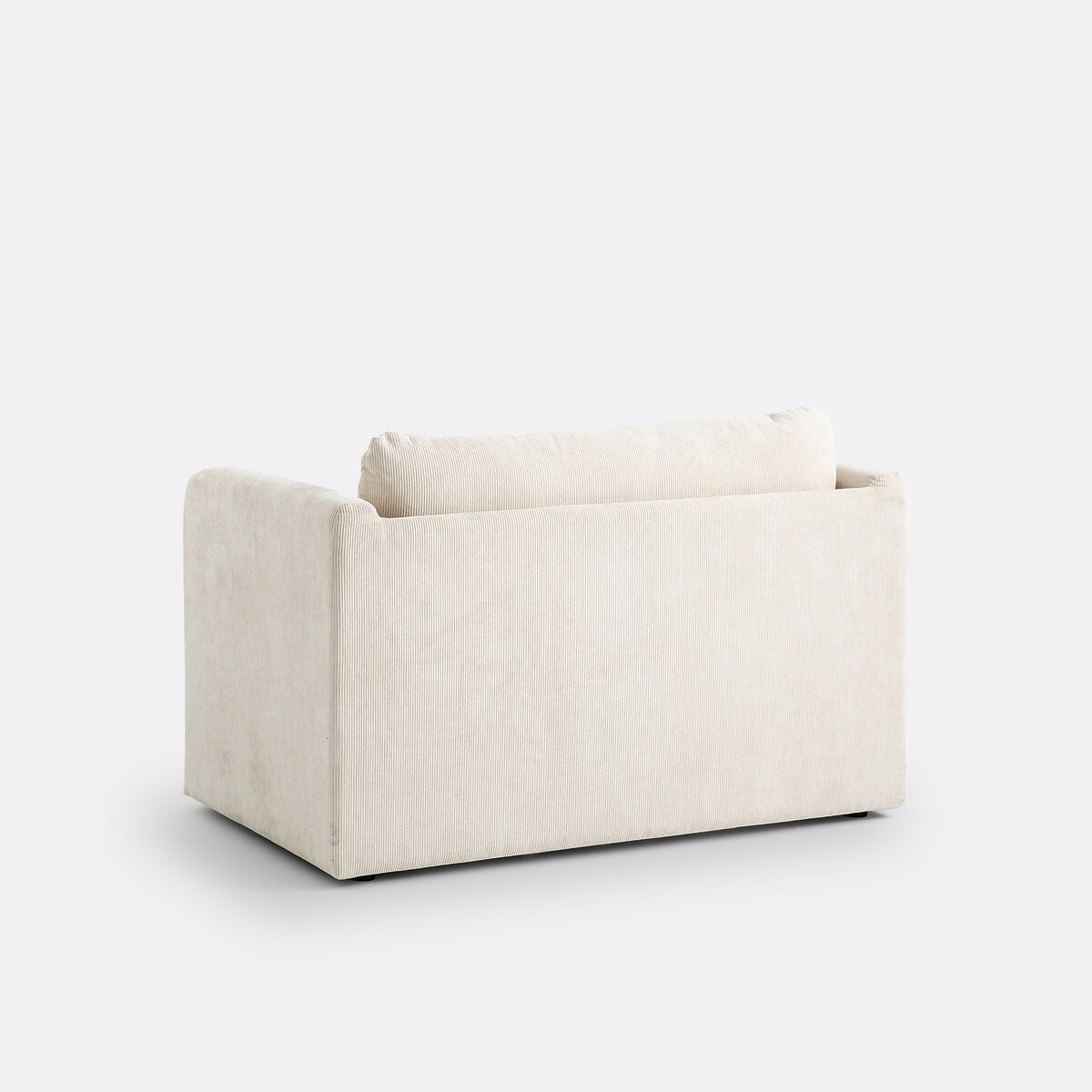 Hazel Corduroy Sofa Bed ecru , LA REDOUTE INTERIEURS