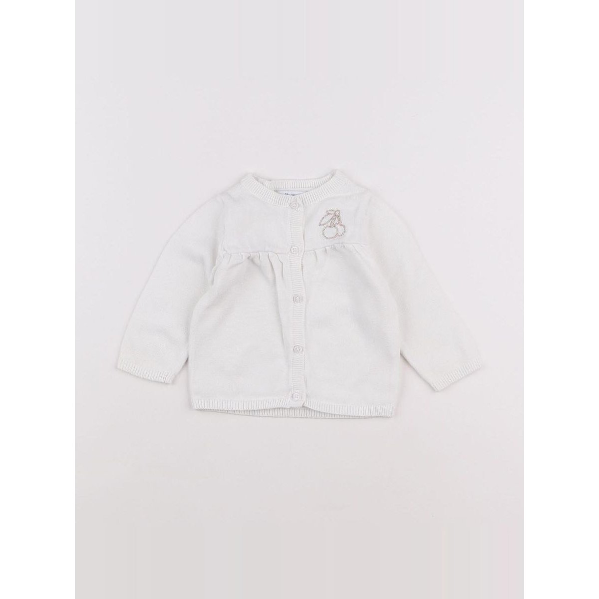 Gilet - Très bon état blanc, VERTBAUDET