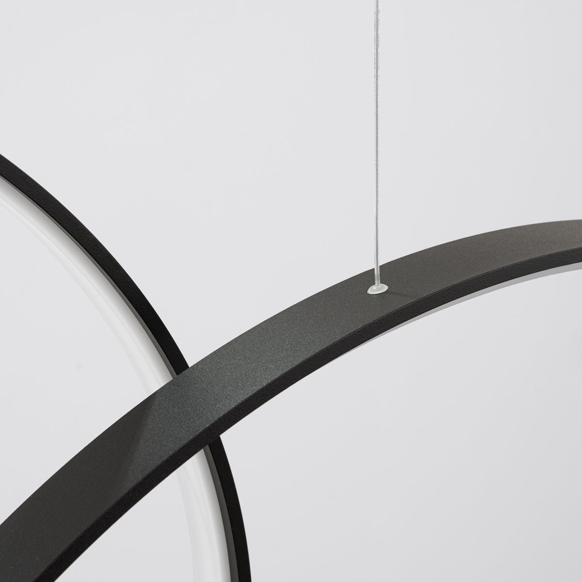 Suspension Aluminium Noir LED 5 Rio noir, EDEN