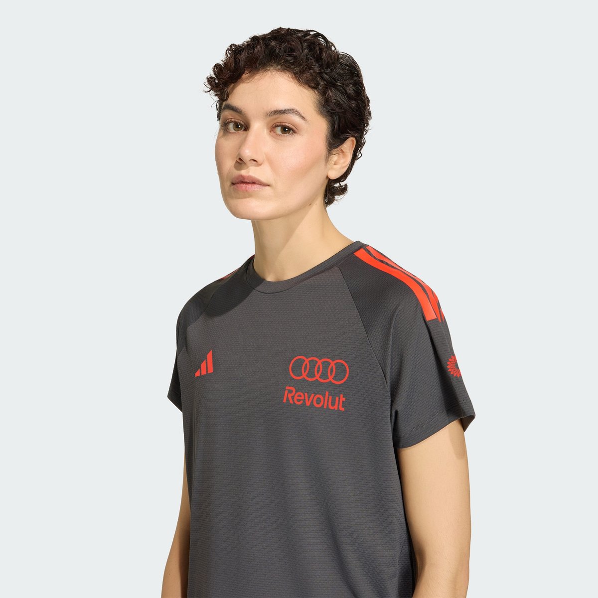 Maillot Manches Courtes Mécanicien Audi Revolut F1 Team Maillot Manches Courtes Mécanicien Audi Revolut F1 Team utility black / hi-res red, adidas Performance