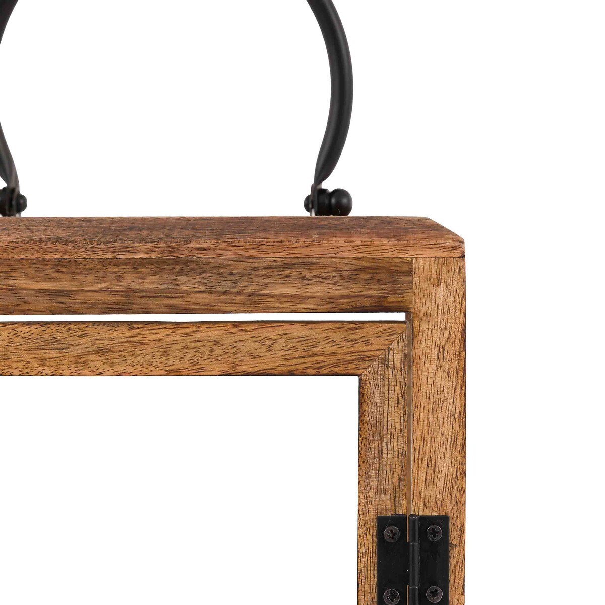 Large Atrani Wooden Lantern brown              , ÉDITÉ