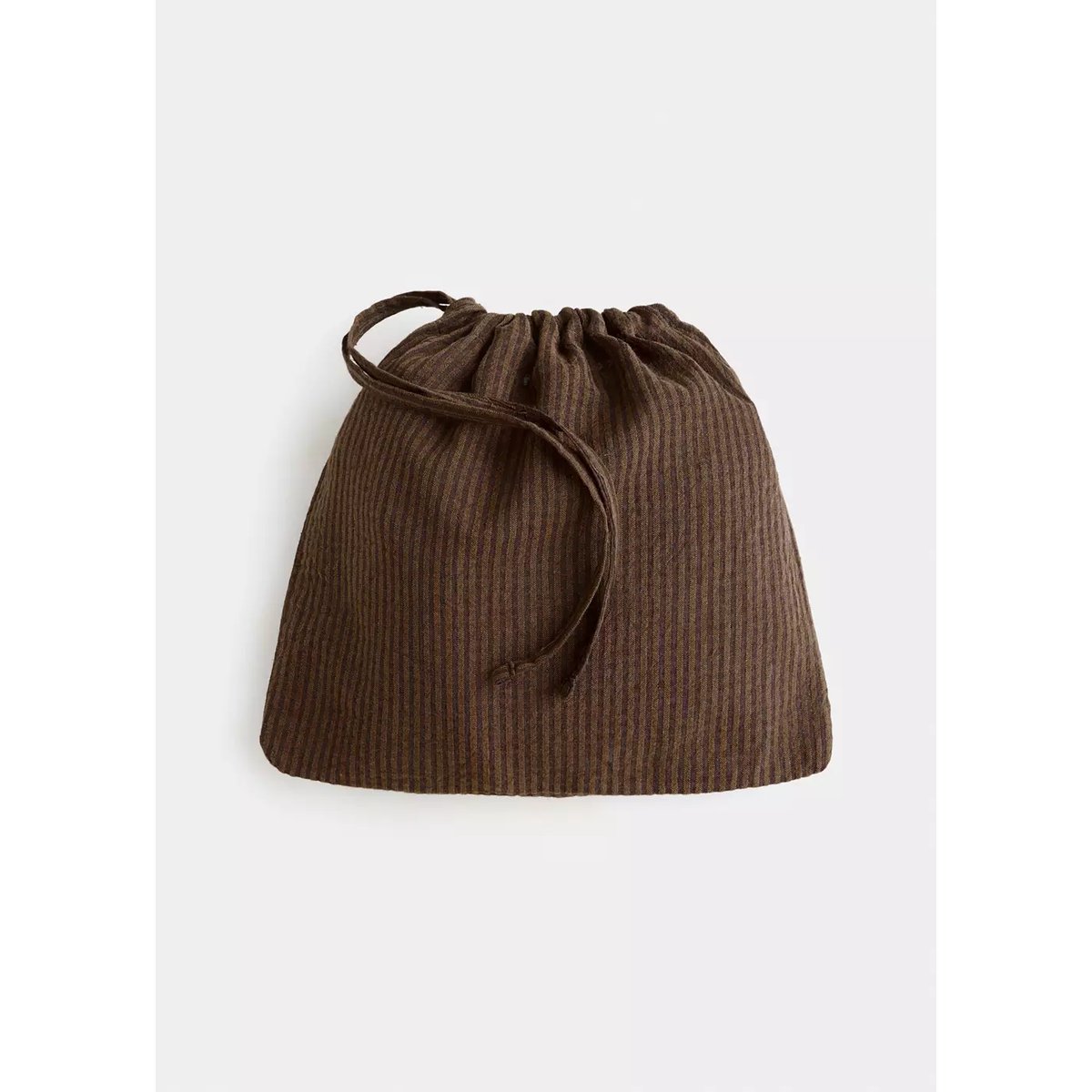 Pyjama deux pièces rayures seersucker marron, MANGO