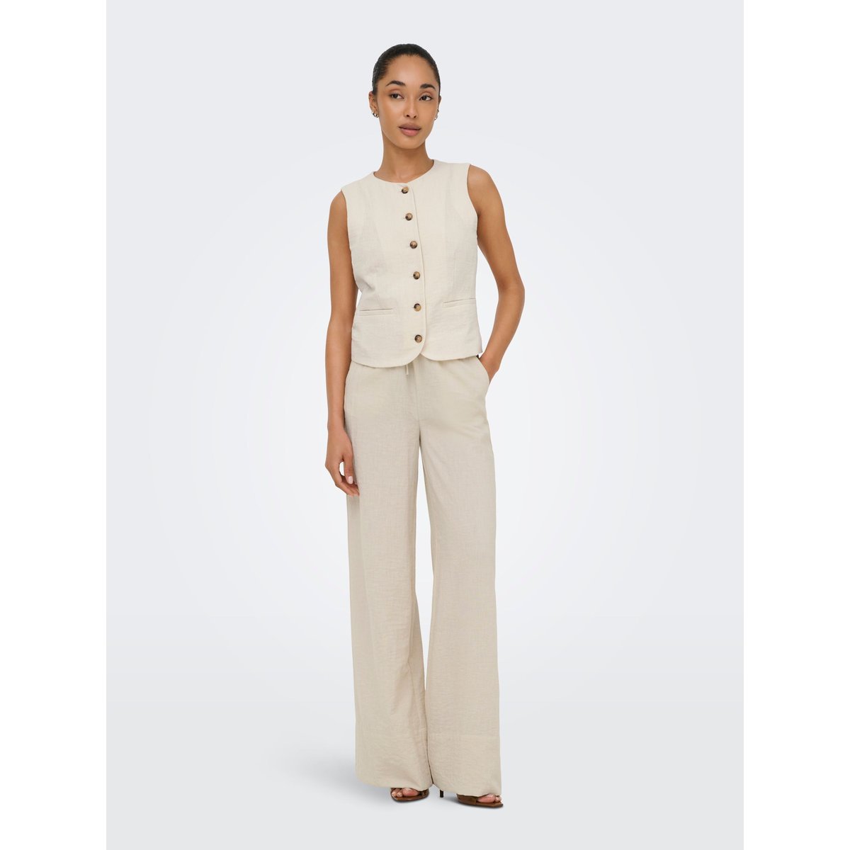 Gilet oatmeal 1, JDY