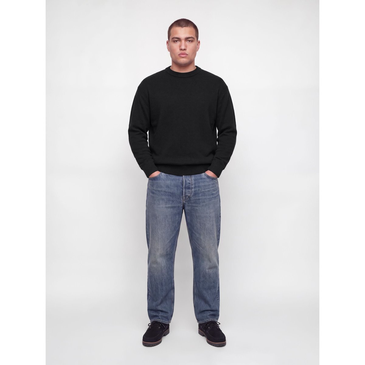 T-Shirt En Maille noire - black, JACK & JONES