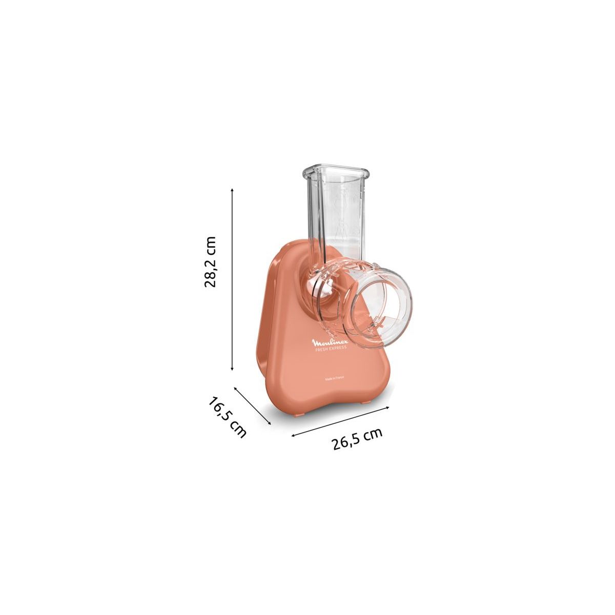 Rapeur trancheur Fresh Express DK853JE0 couleur unique, MOULINEX