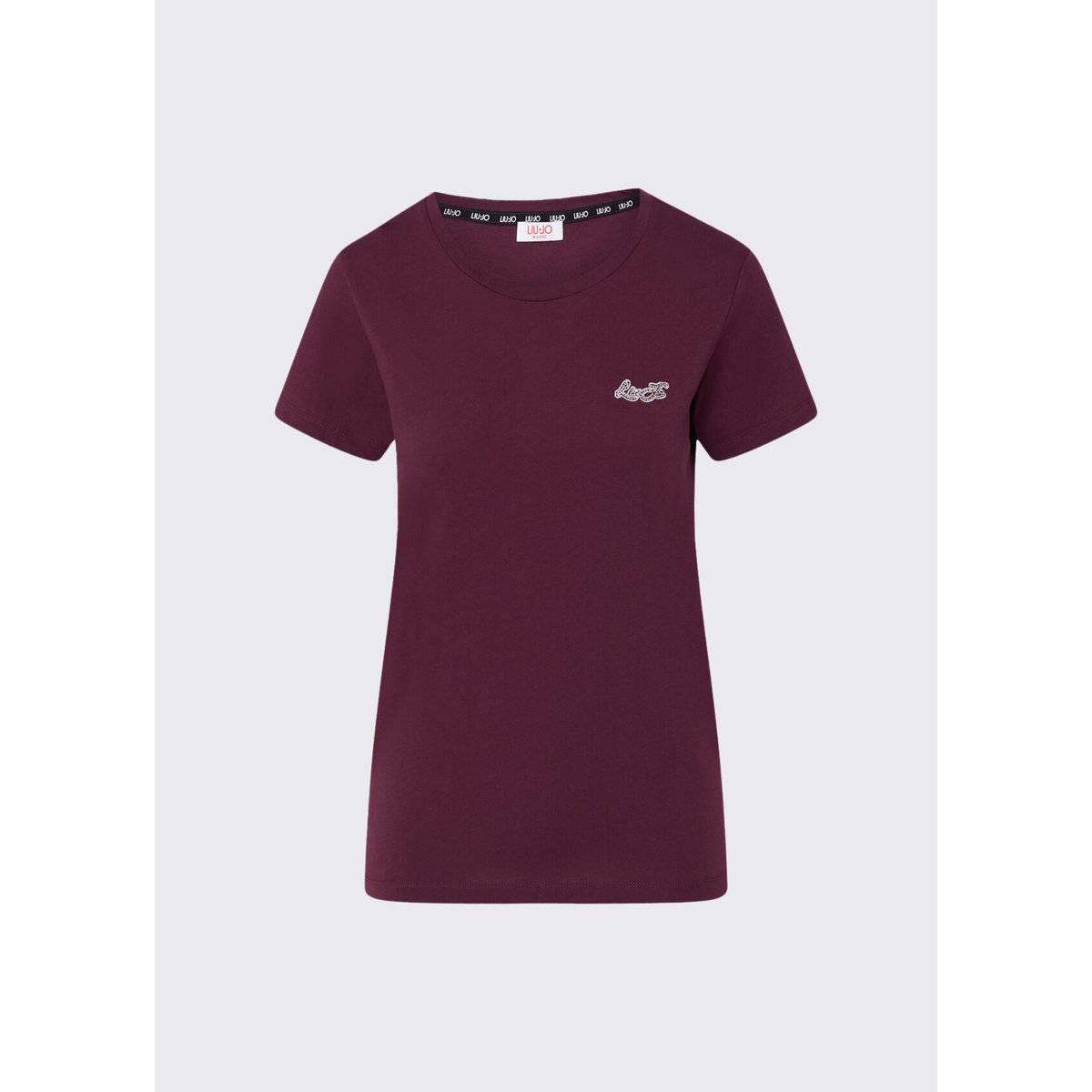 T-shirt avec logo aubergine, LIU JO