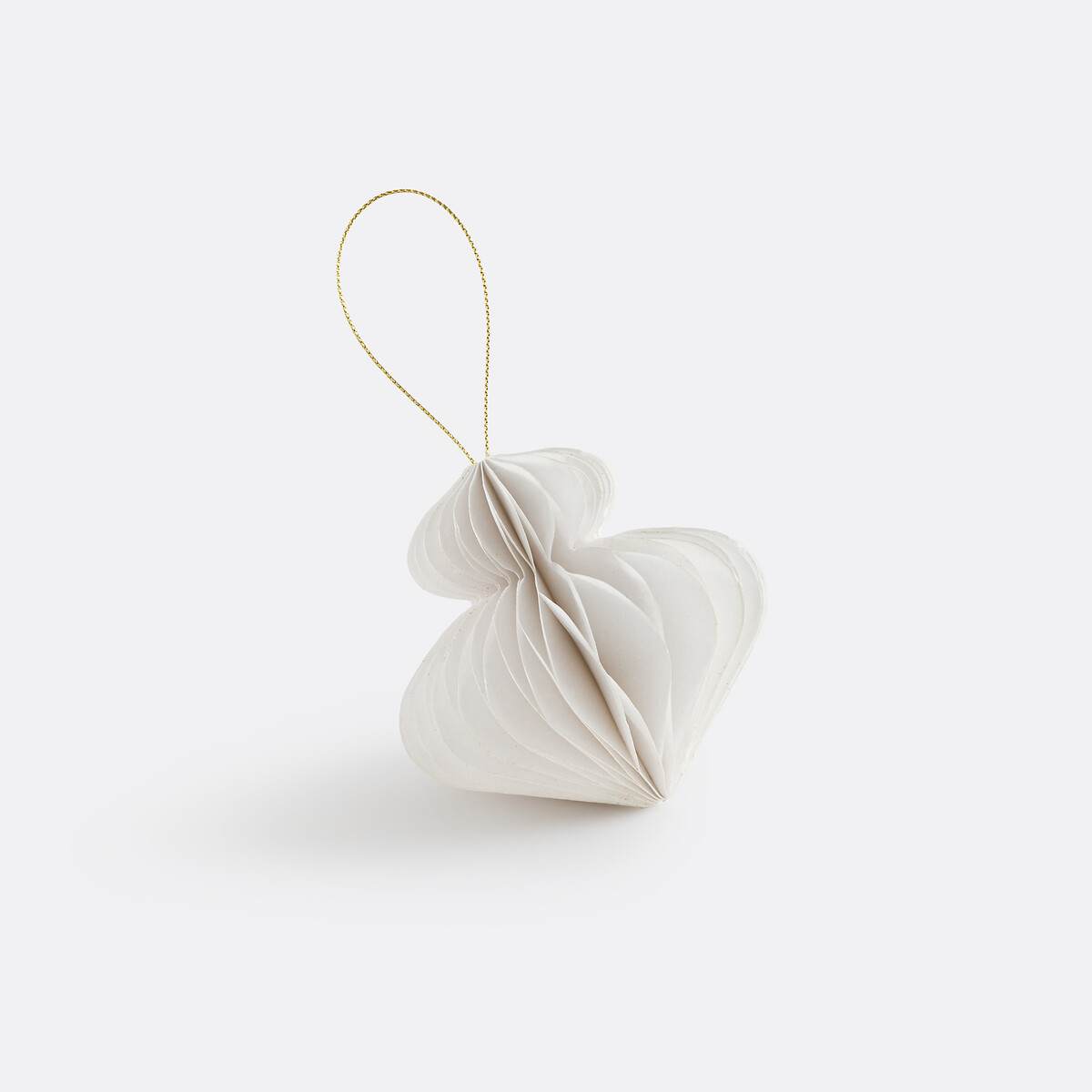 Lot de 4 décorations de Noël en papier, Caspar blanc, LA REDOUTE INTERIEURS