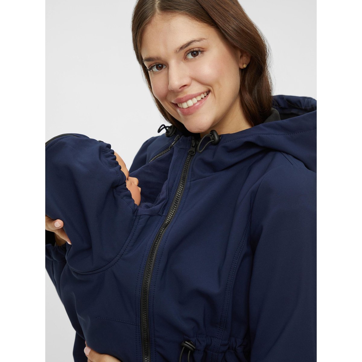 Manteau Softshell navy blazer, MAMA LICIOUS