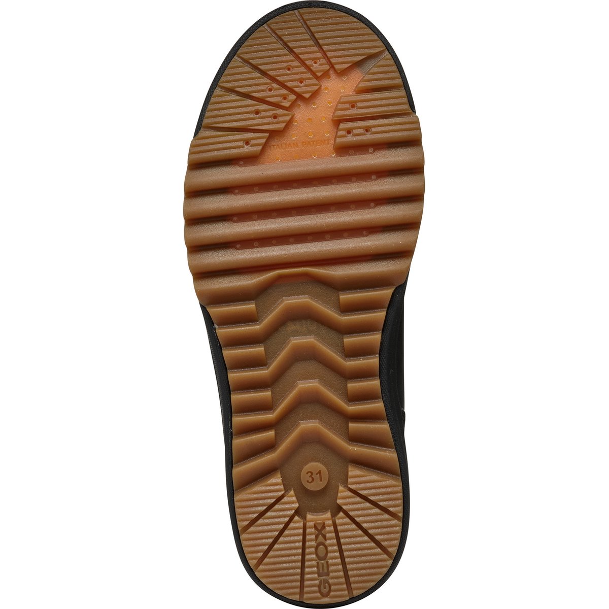 Baskets  hautes respirantes Bunshee, amphibiox noir, GEOX