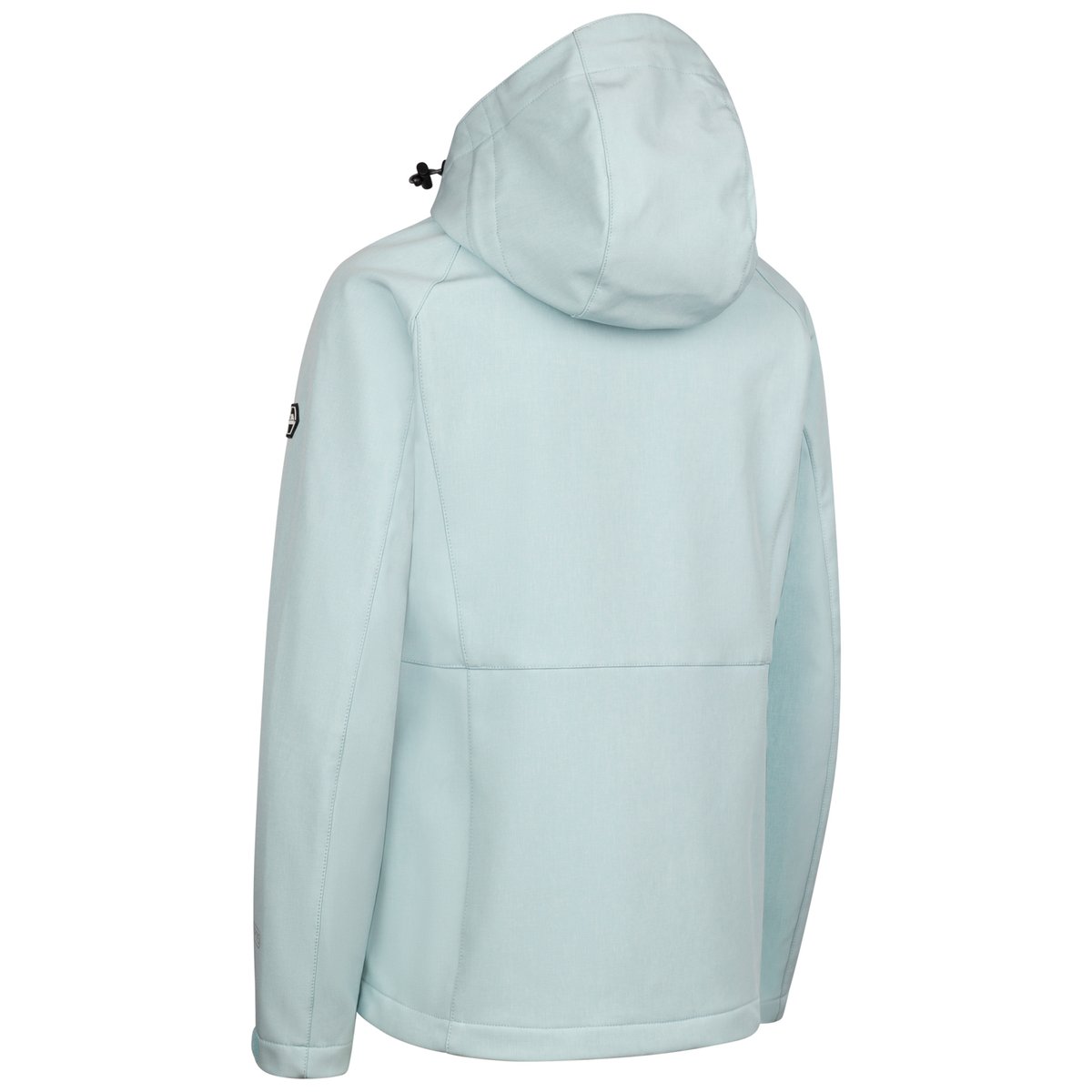 Veste softshell chinée à capuche FRYATT turquoise chiné, TRESPASS