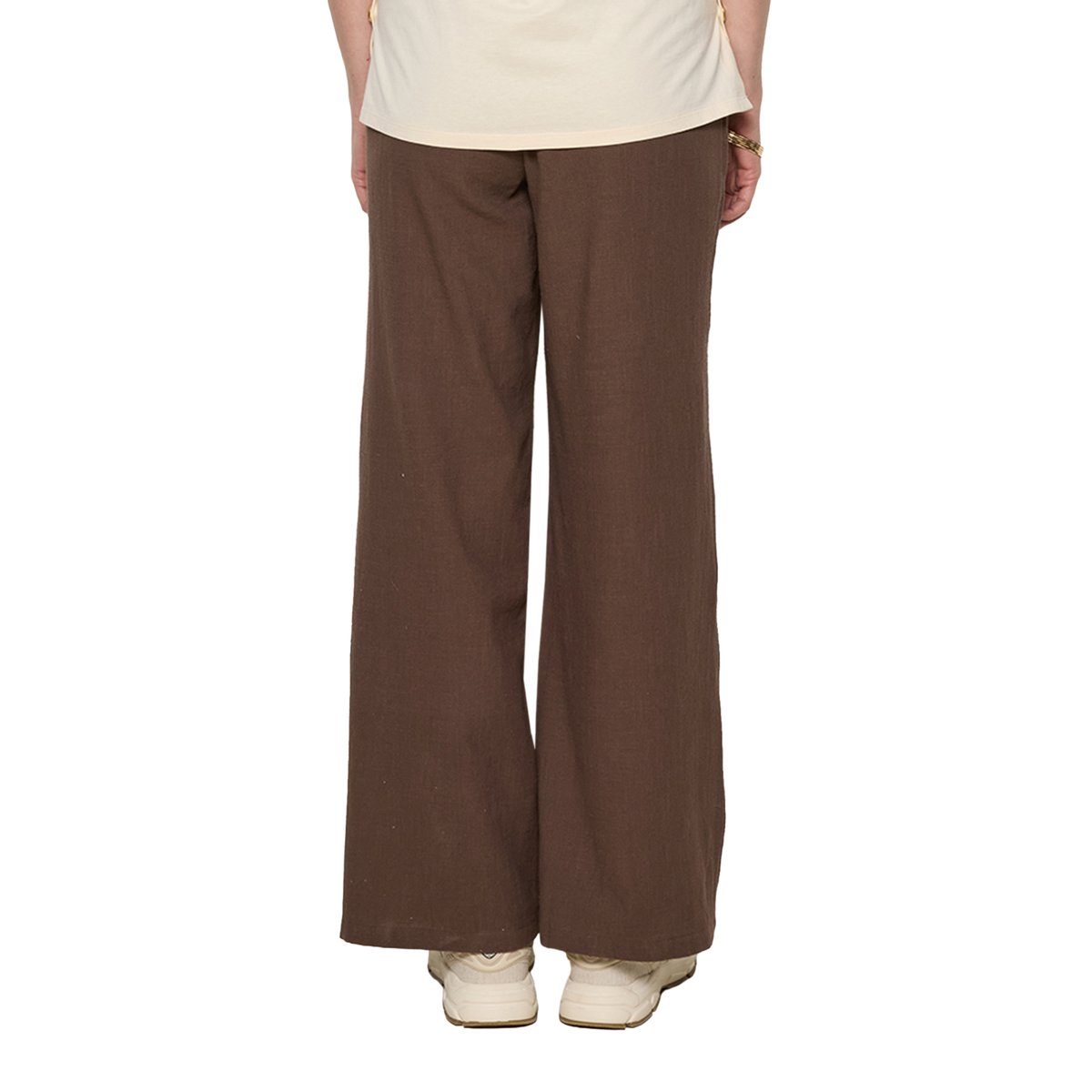 Pantalon droit grossesse chocolat, VERTBAUDET