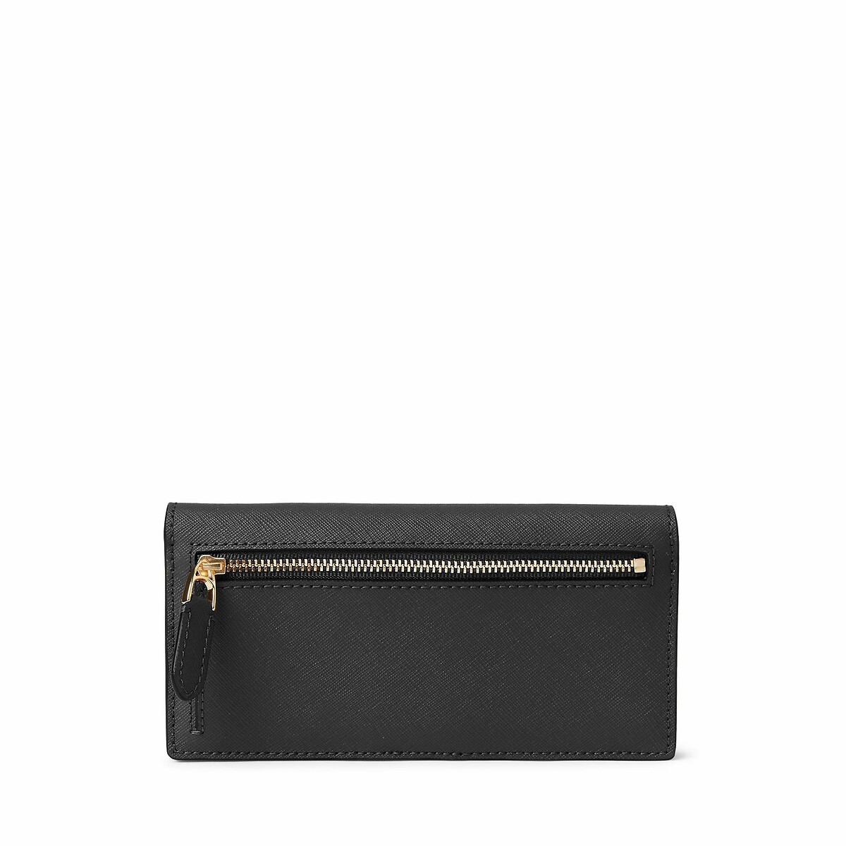 Portefeuille en cuir noir, LAUREN RALPH LAUREN