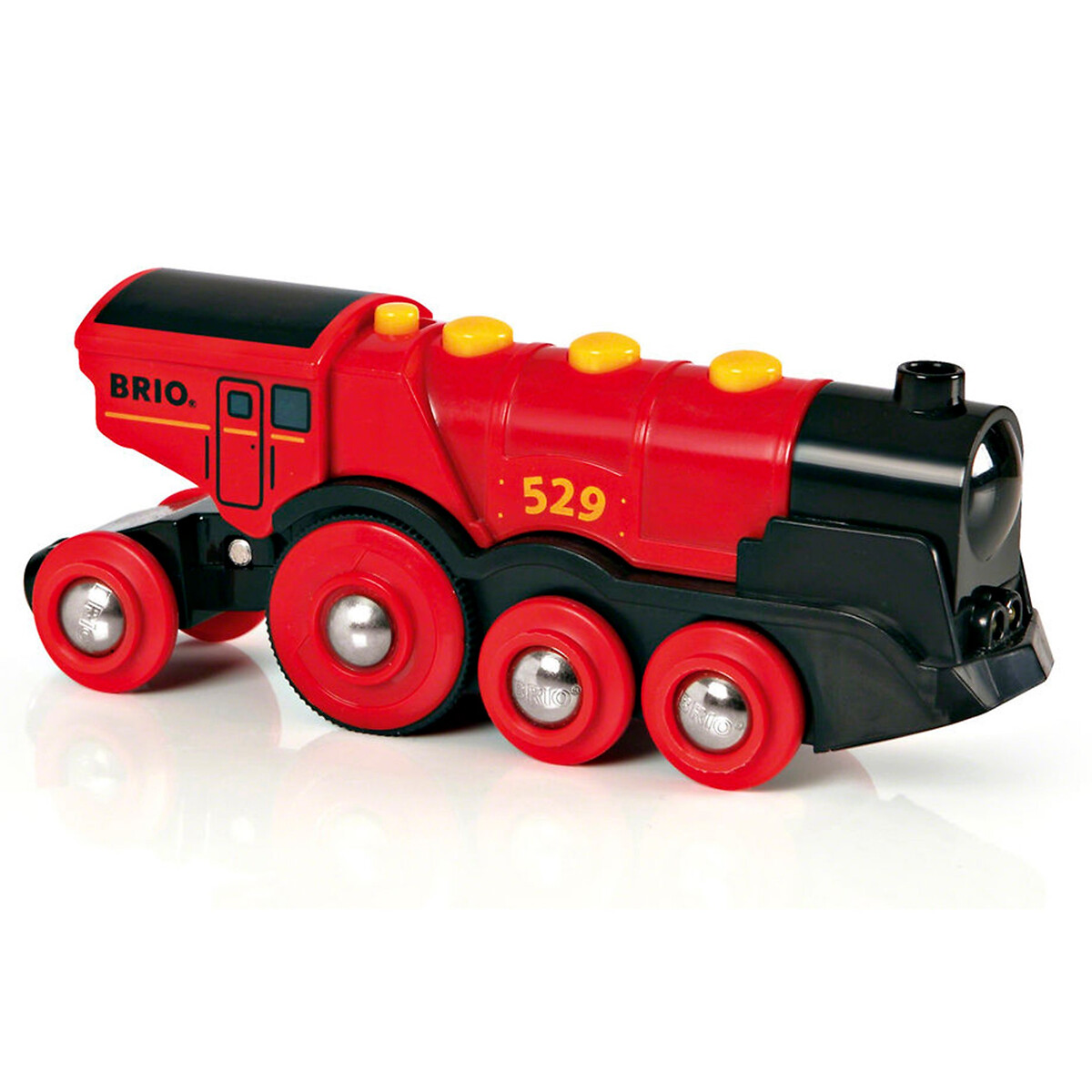 Locomotive puissante à piles rouge, BRIO