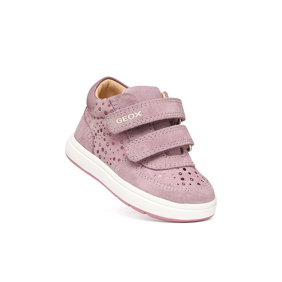 Baskets à scratchs, BIGLIA rose, GEOX