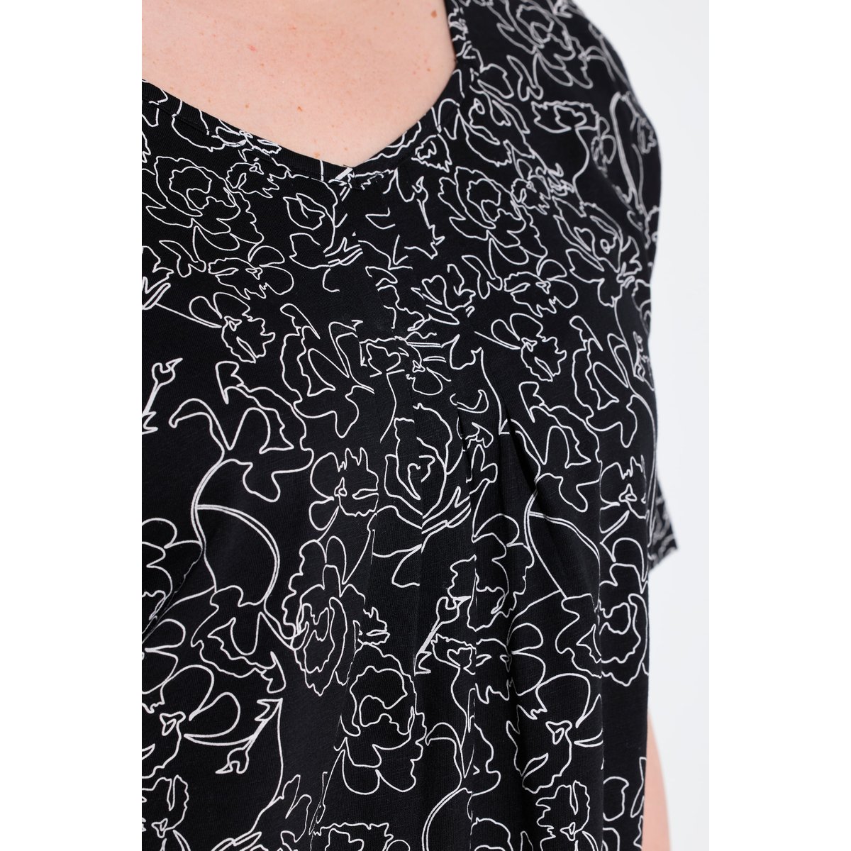 T-shirt à manches courtes noir, ULLA POPKEN