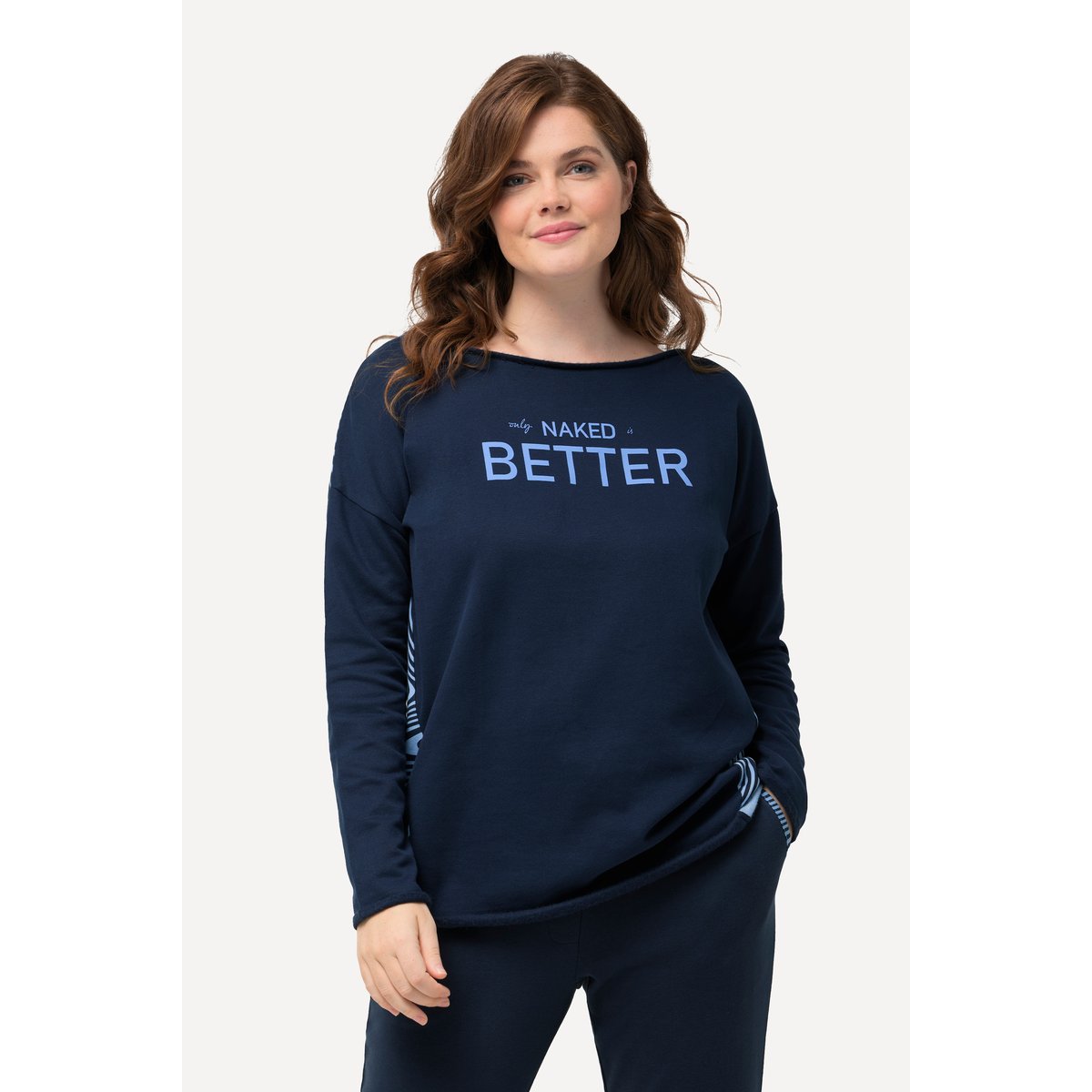 Sweat-shirt d'intérieur bleu nuit, ULLA POPKEN