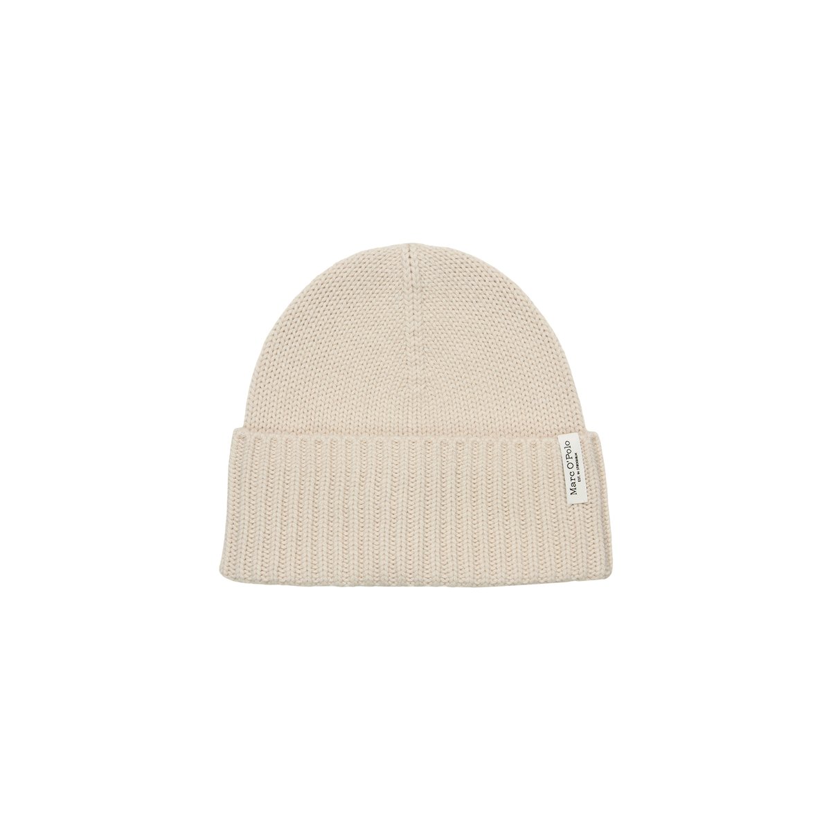 Bonnet tricoté avec du cachemire luxueux beige, MARC O'POLO