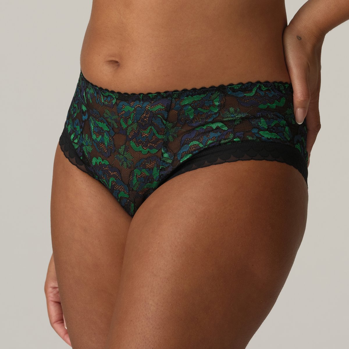 String luxueux SAN ANGEL multicolor - peacock feather, PRIMADONNA
