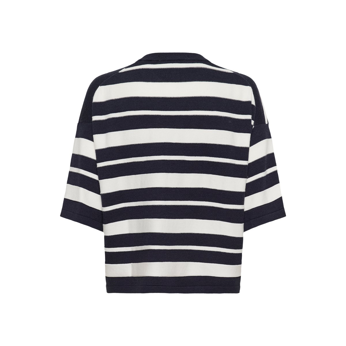 Pullover tricoté noir blanc india ink and white stripe, SOAKED IN LUXURY