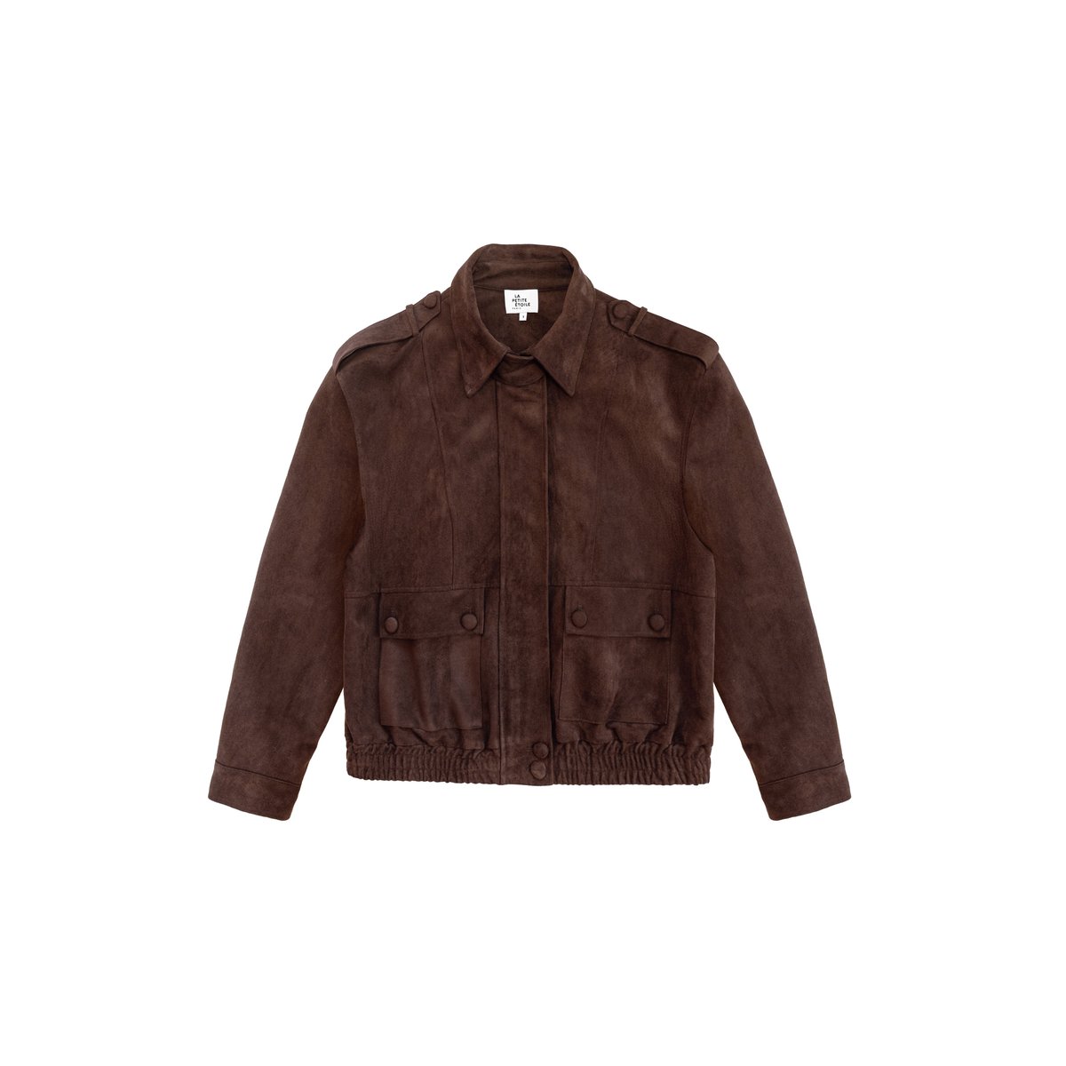 VESTE uni VECK 16-marron, LA PETITE ETOILE