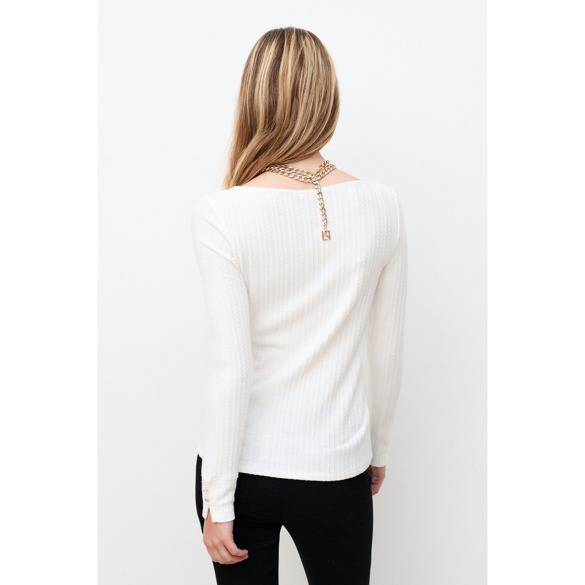 T-shirt Tjeanne creme, CAROLL
