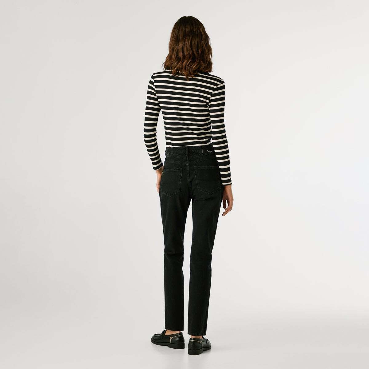 Jean Coupe Slim, Taille Haute - Betty faded deep black, PEPE JEANS