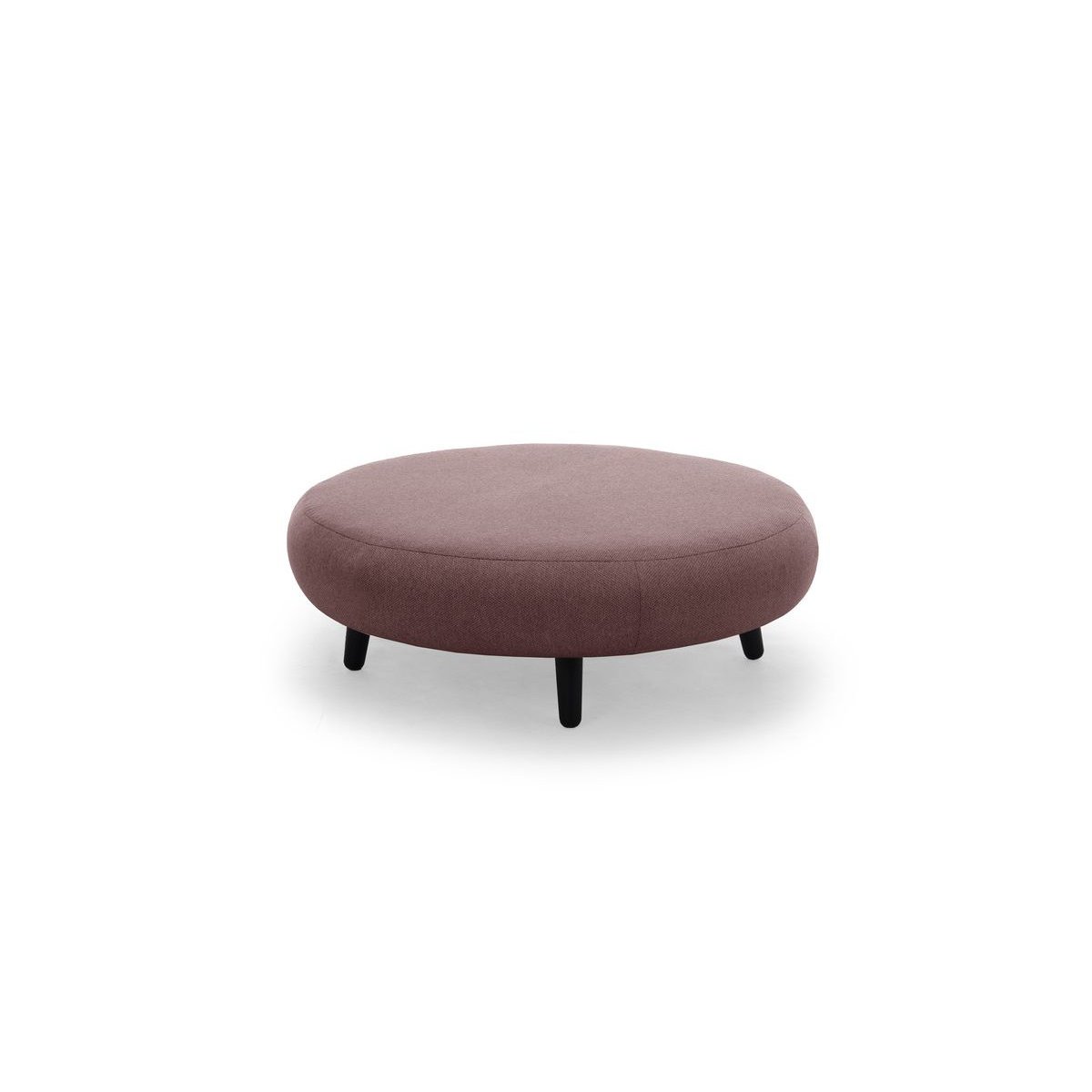 Pouf tissu lisse, EDEN rose, BOBOCHIC